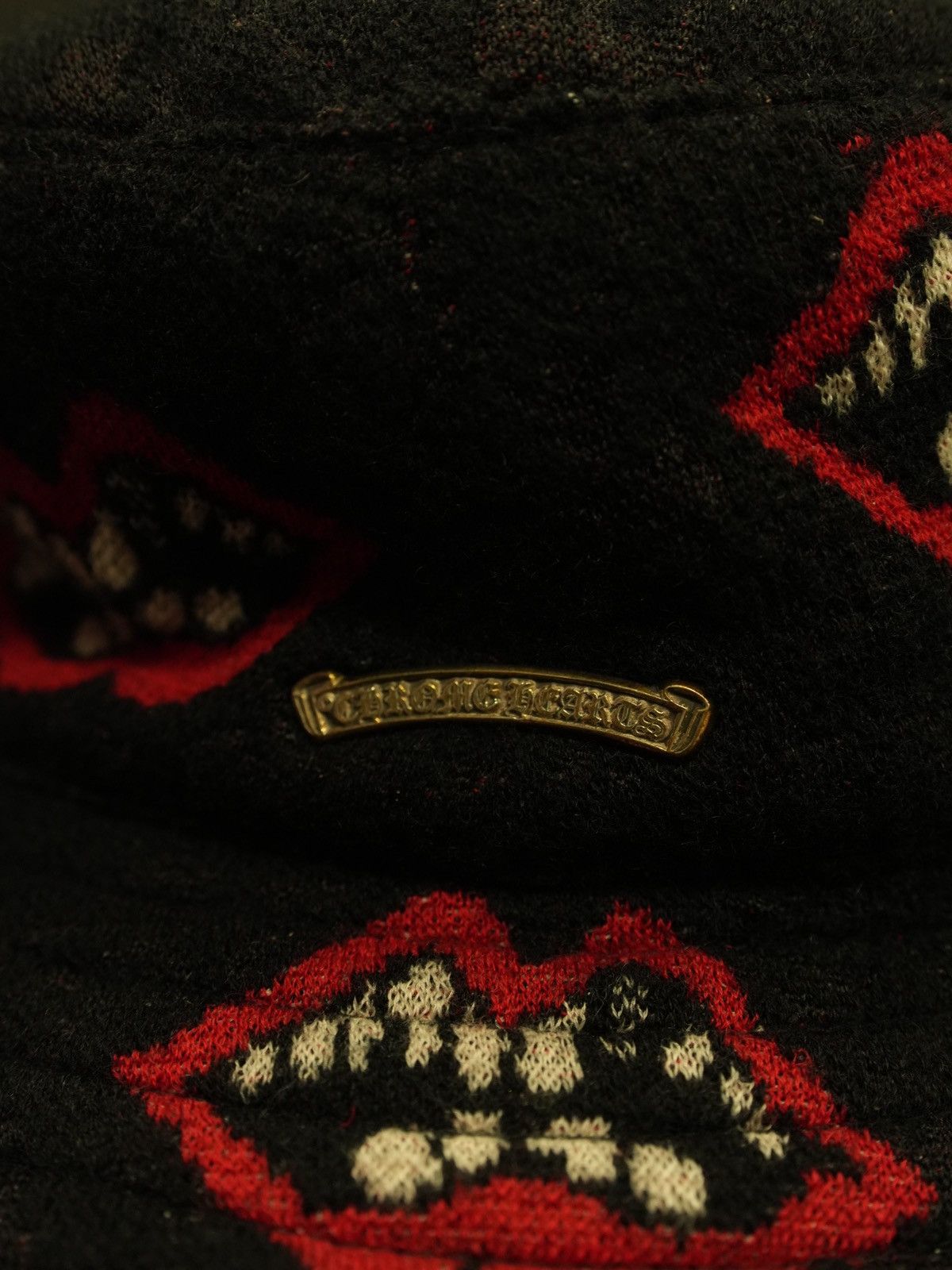 Chrome Hearts × Matty Boy Chrome Hearts Matty Boy Chomper Cashmere Bucket Hat Size ONE SIZE - 2 Thumbnail