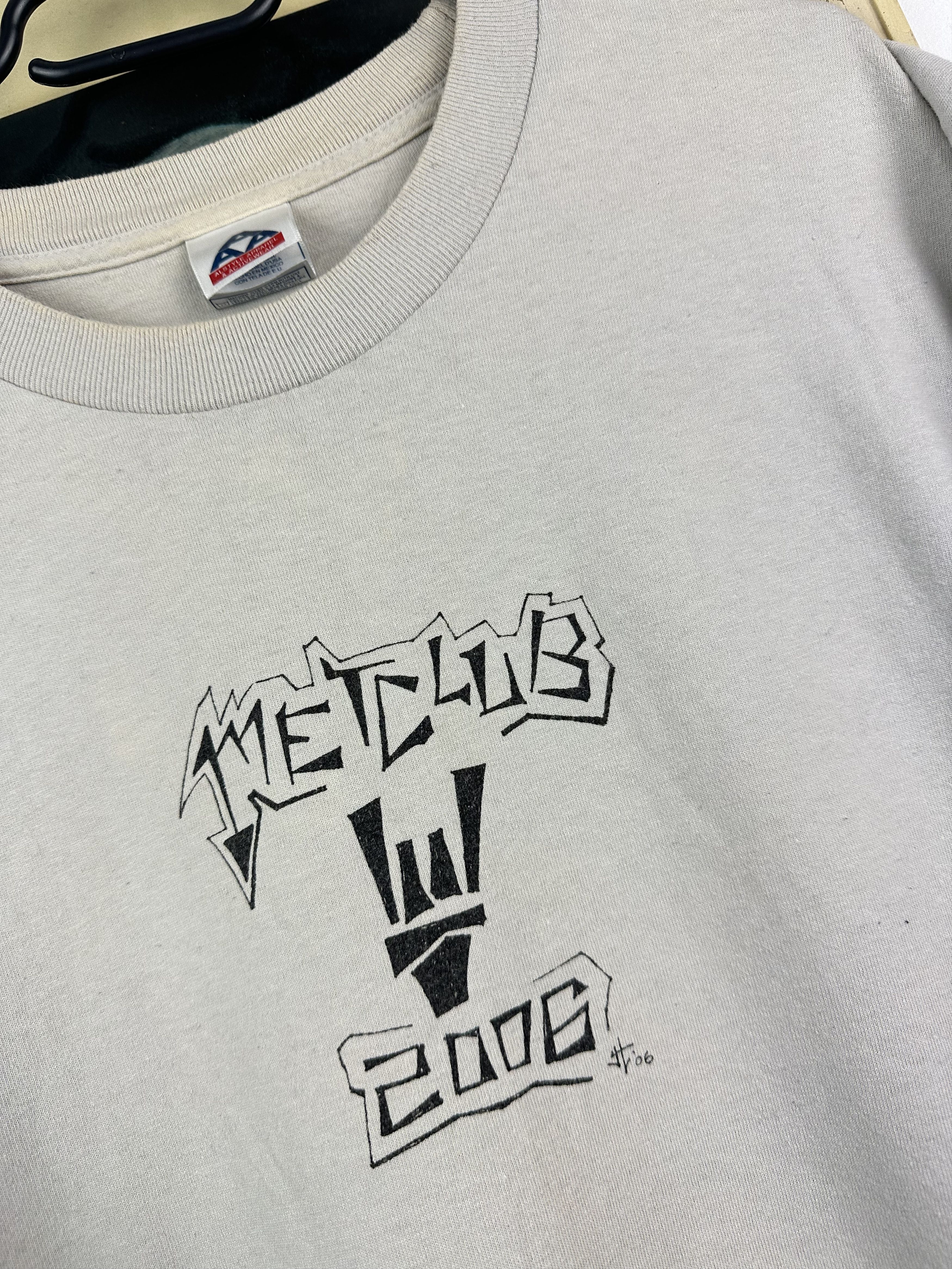 Band Tees × Vintage Vintage Metallic 2006 Hell Yea Metclub Band Shirt Tee Size US L / EU 52-54 / 3 - 5 Thumbnail