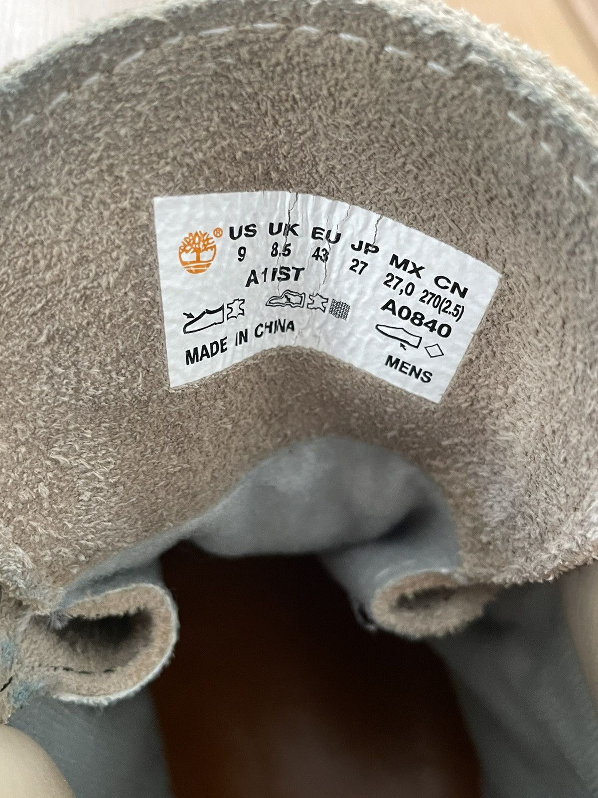 Nonnative × Timberland Timberland Nonnative 6-Inch Goretex Boot Hairy Suede Grey Size US 9 / EU 42 - 6 Thumbnail