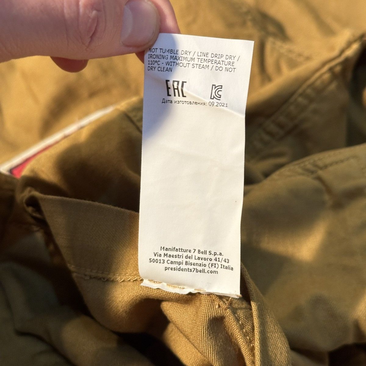 President's PRESIDENT’S RANGER GABARDINE DYED & STONE SS21 Size US XL / EU 56 / 4 - 13 Thumbnail