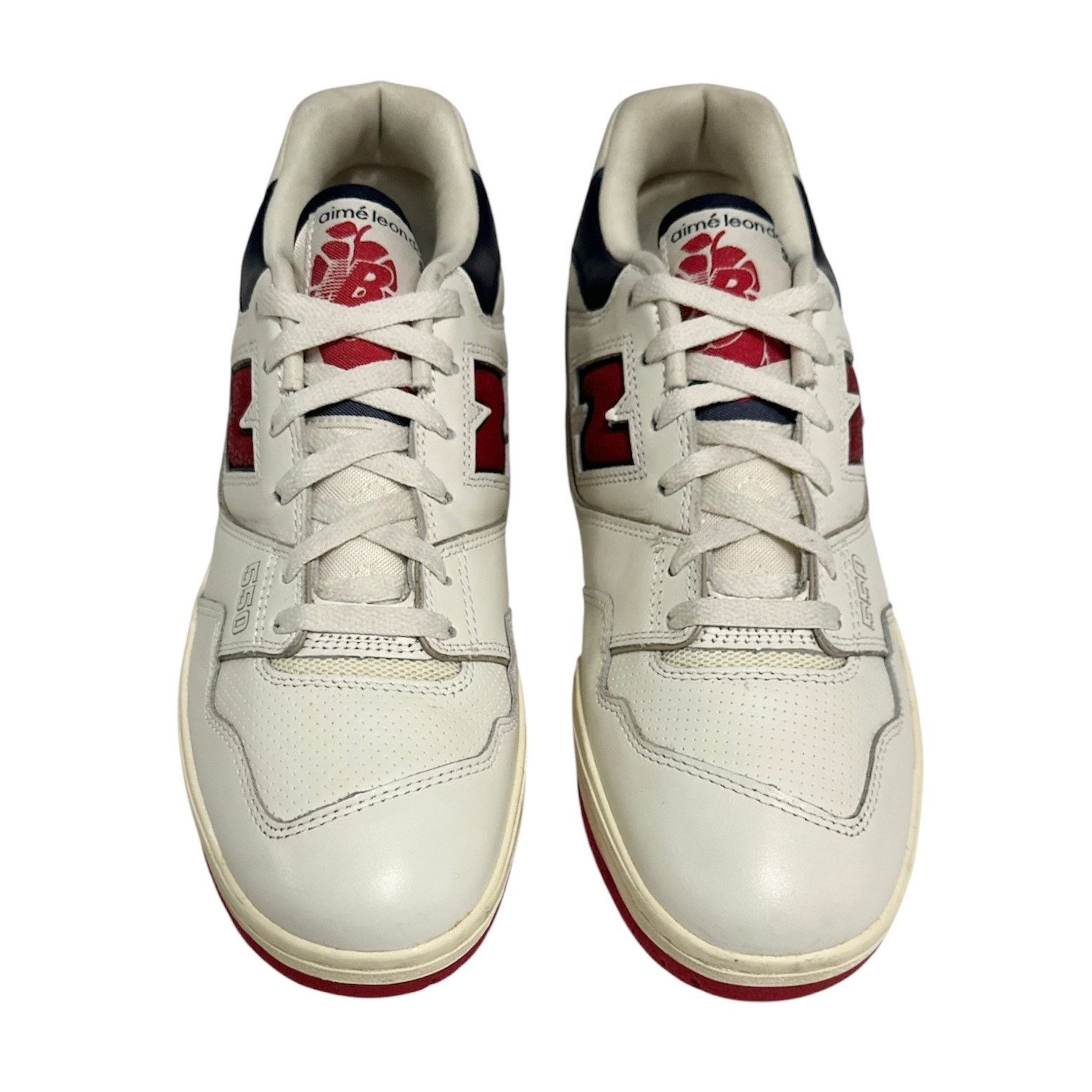 Aime Leon Dore × New Balance 2021 Aime Leon Dore ALD x New Balance 550 Red Navy US 12 Size US 12 / EU 45 - 3 Thumbnail