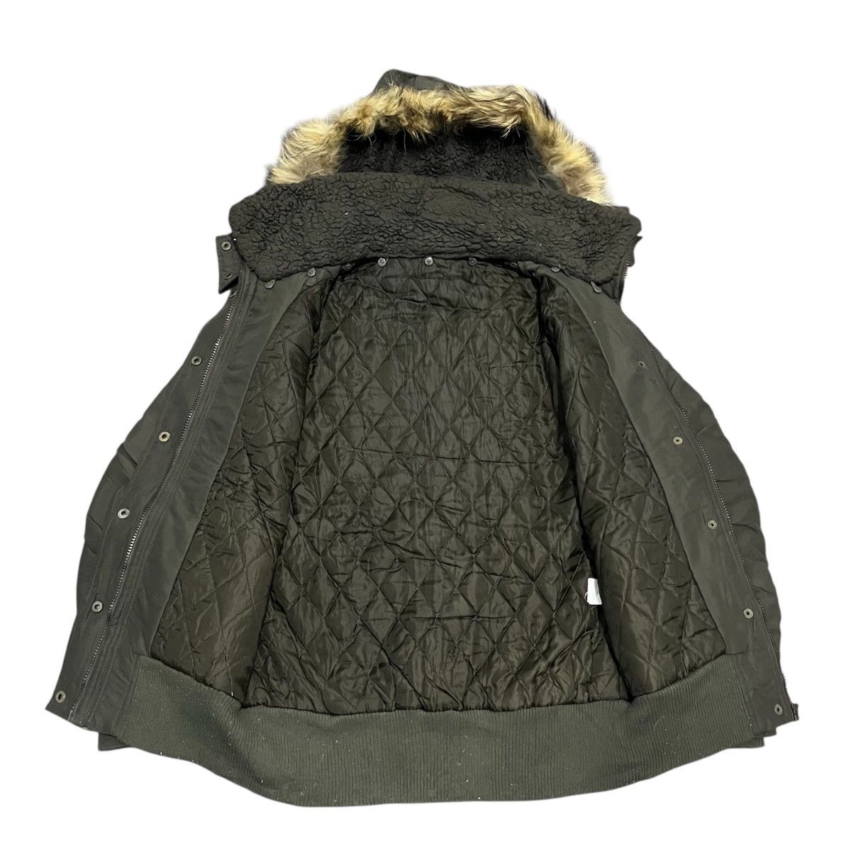 Japanese Brand Dominion - Bono Style Faux Fur Multi Pocket Jacket LGB IFSIX Size US M / EU 48-50 / 2 - 6 Thumbnail