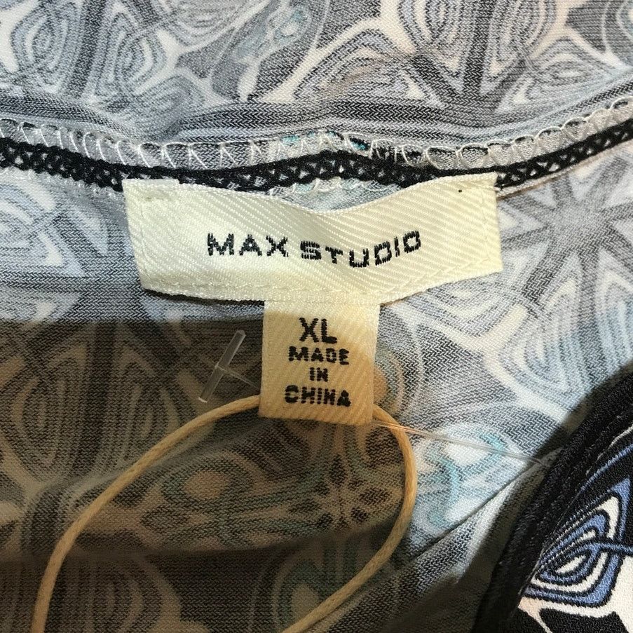 Other NWT Max Studio Geometric Round Long Sleeve Shift Dress XL Size XL / US 12-14 / IT 48-50 - 3 Thumbnail