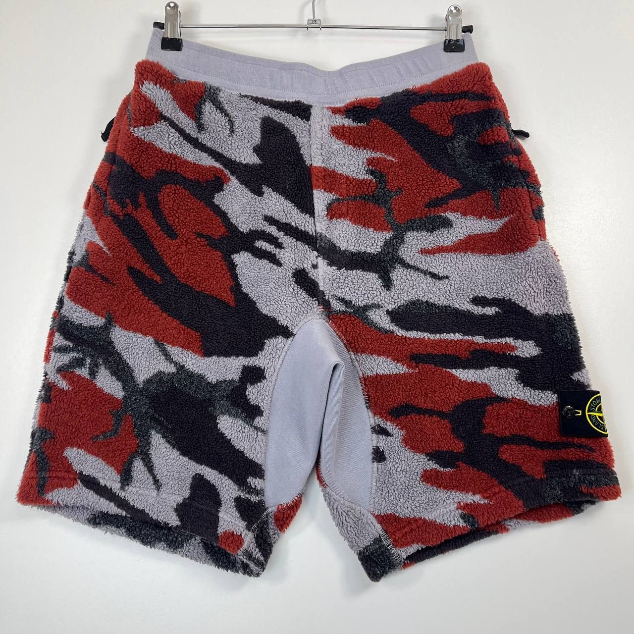 Stone Island Stone Island Camo Fleece Shorts Sherpa Cargo Bermuda Size S Size US 30 / EU 46 - 1 Thumbnail