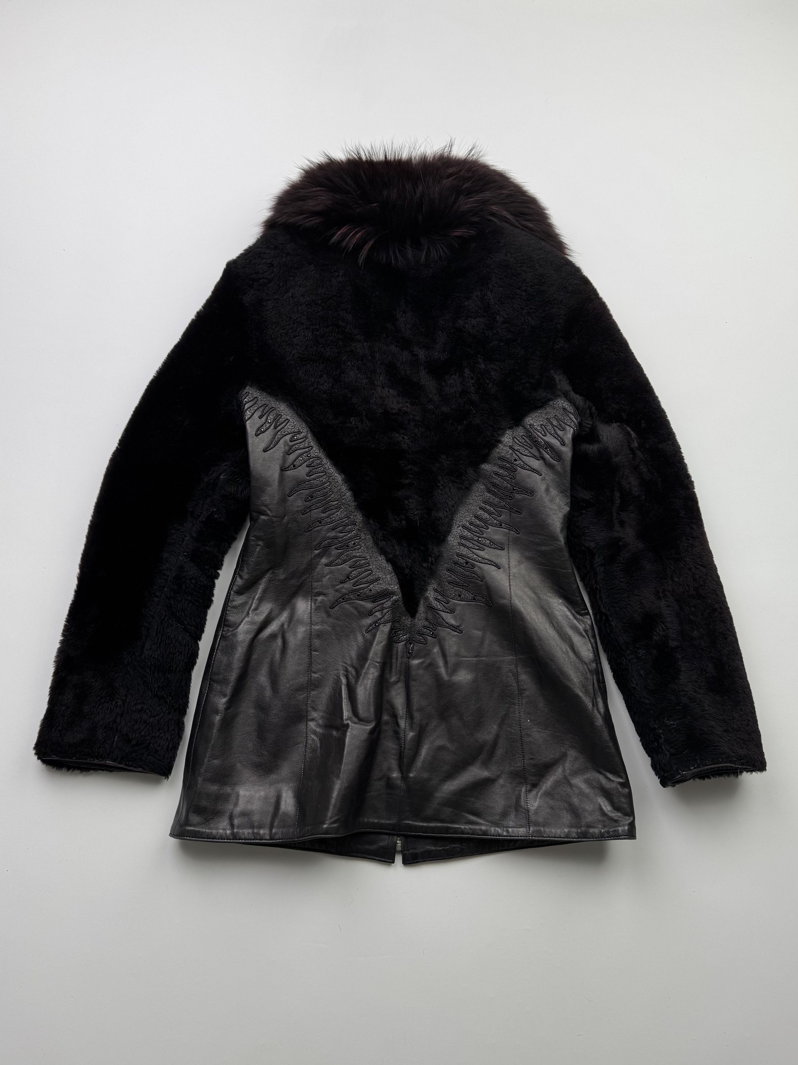 Vintage Vintage Real Sheepskin Jacket B384(V78)E2 Size XS / US 0-2 / IT 36-38 - 7 Thumbnail