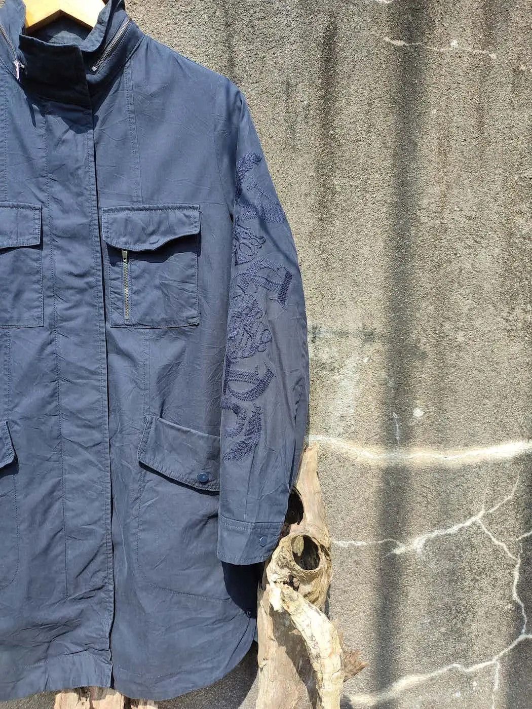 Designer LIST Utility Field Jacket Korean Designer Embroidered Sleeve Size US M / EU 48-50 / 2 - 4 Thumbnail
