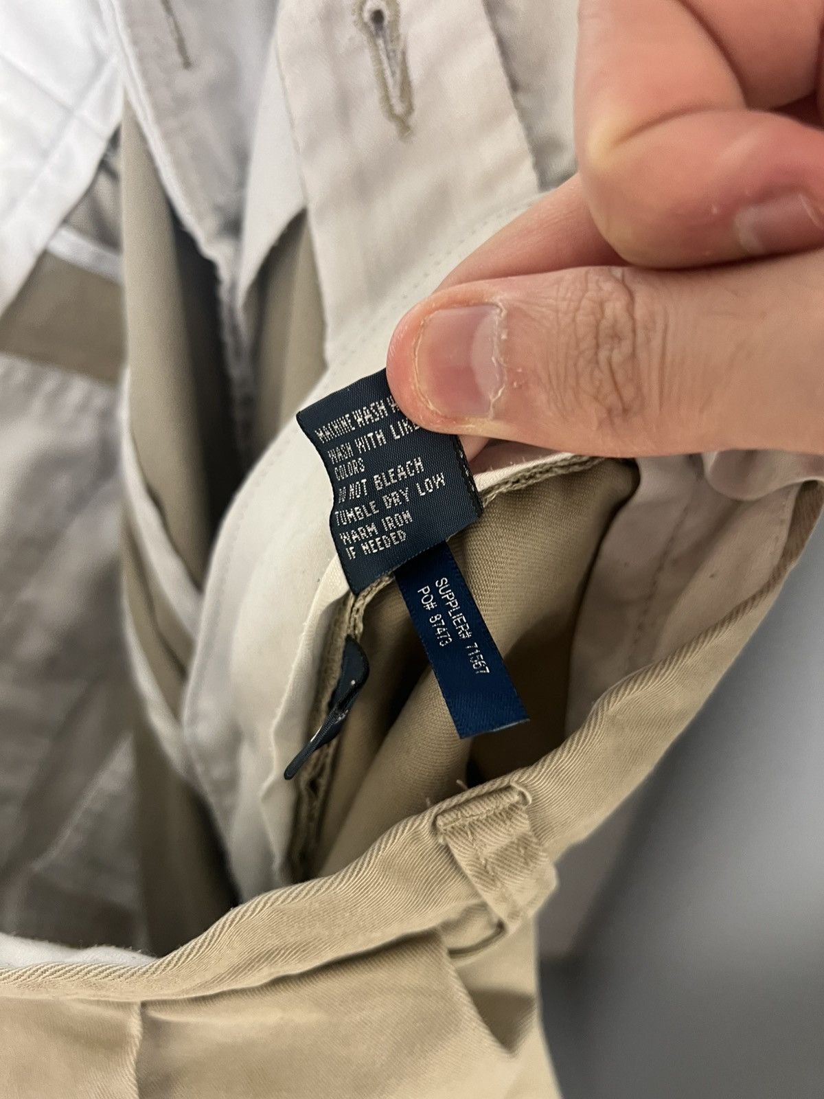 Polo Ralph Lauren × Vintage VERY RARE POLO RALPH LAUREN CASUAL CHINO PANTS DESIGNER 90s Size US 34 / EU 50 - 6 Thumbnail