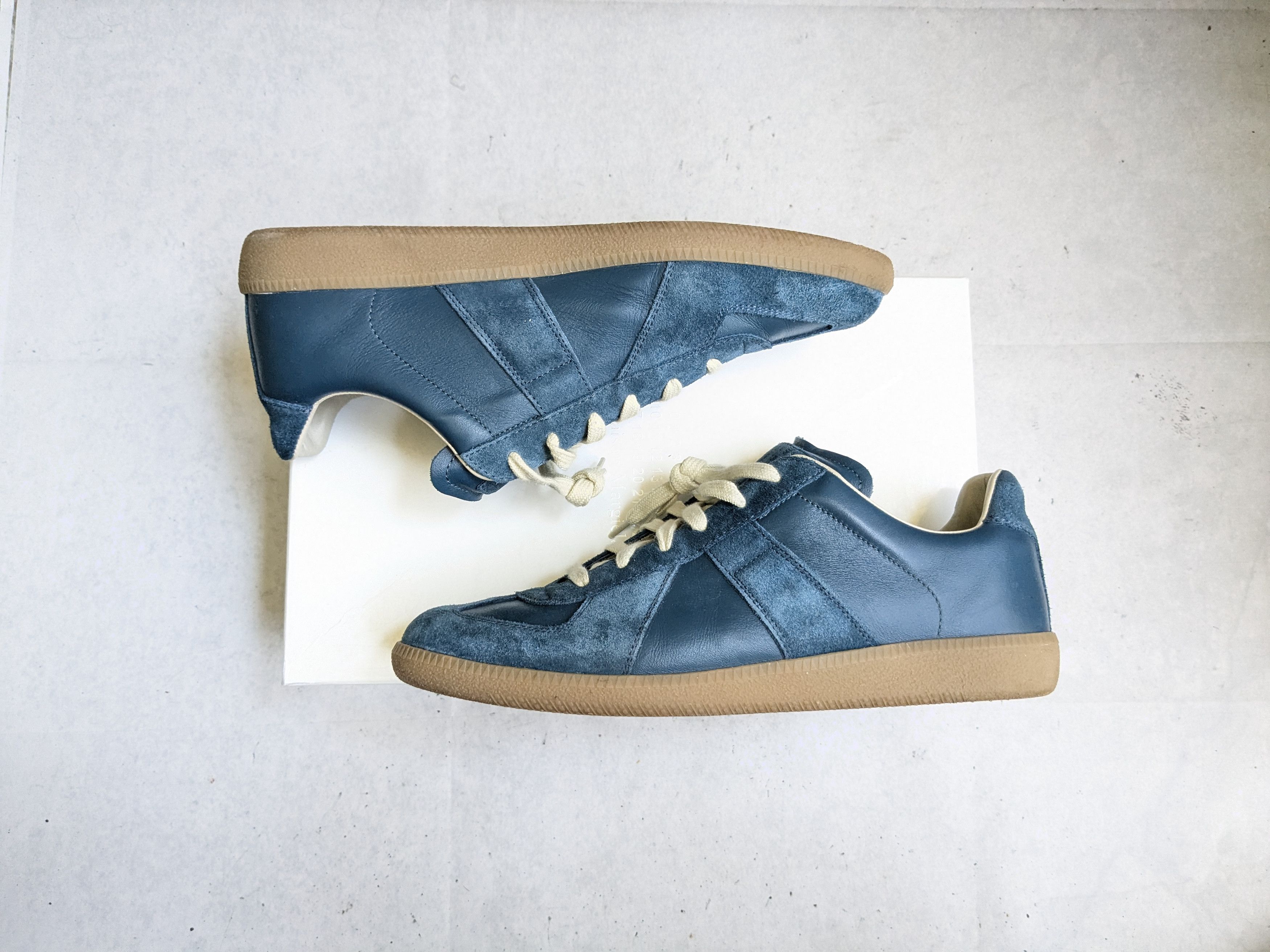Maison Margiela Maison margiela Replica Sneaker blue 10 43 gat low Size US 10 / EU 43 - 5 Thumbnail
