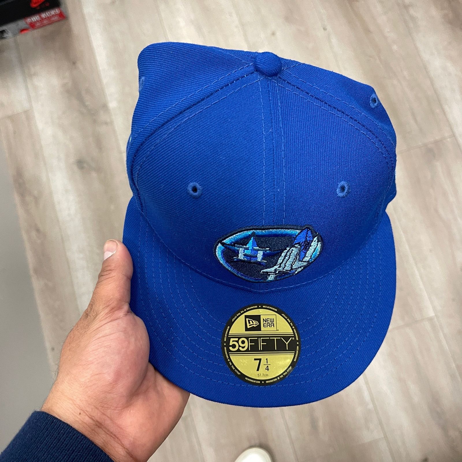 New Era Houston Astros NASA Spaceship apollo 11 Blue Fitted Hat CaP Size ONE SIZE - 3 Thumbnail