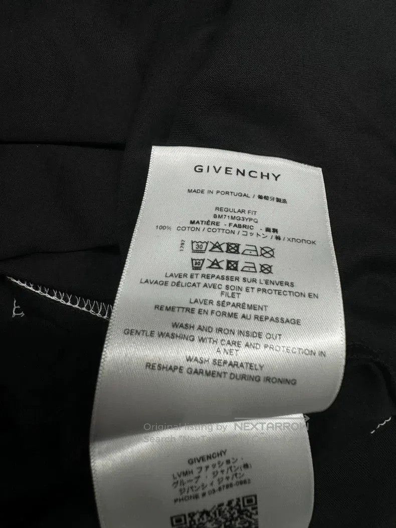 Givenchy GIVENCHY Logo Stitch Short Sleeve Tee. Size US L / EU 52-54 / 3 - 2 Thumbnail