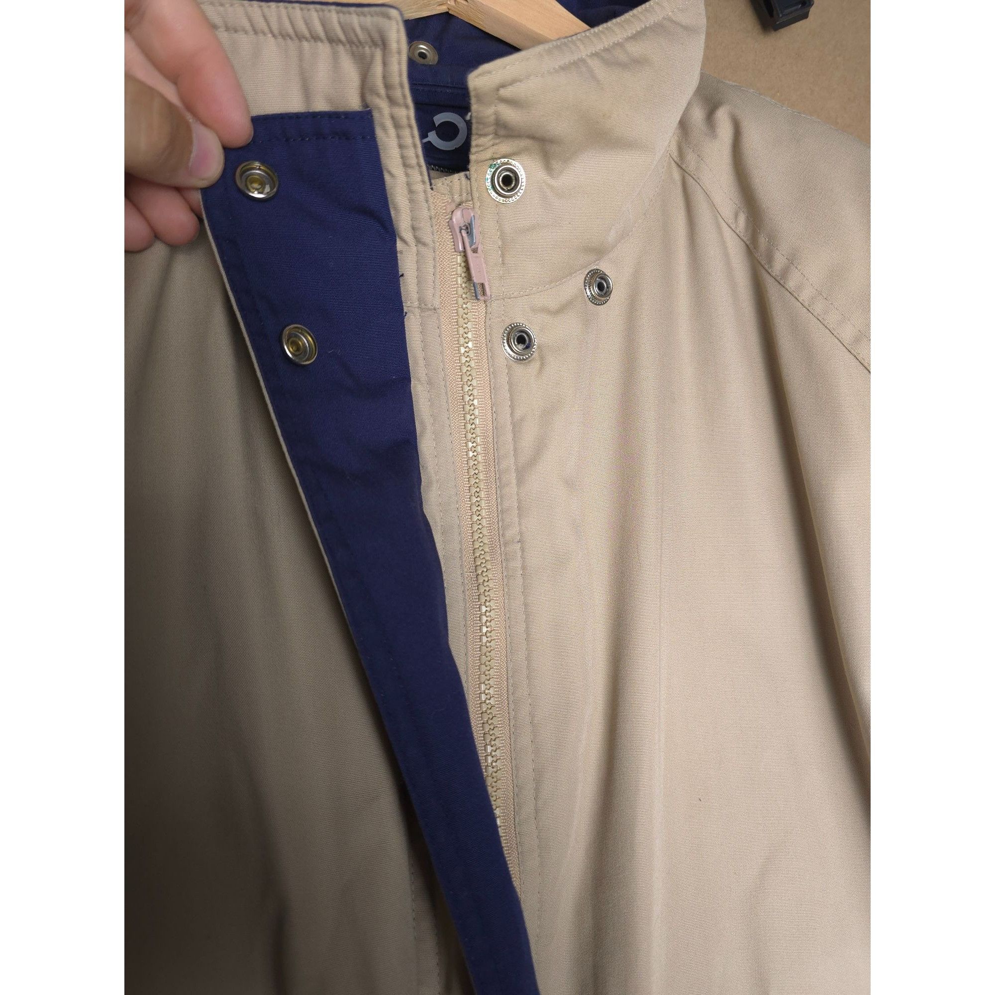 Vintage Vintage Towne From London Fog Beige Mens Jacket 2X Reg Size US XXL / EU 58 / 5 - 2 Thumbnail