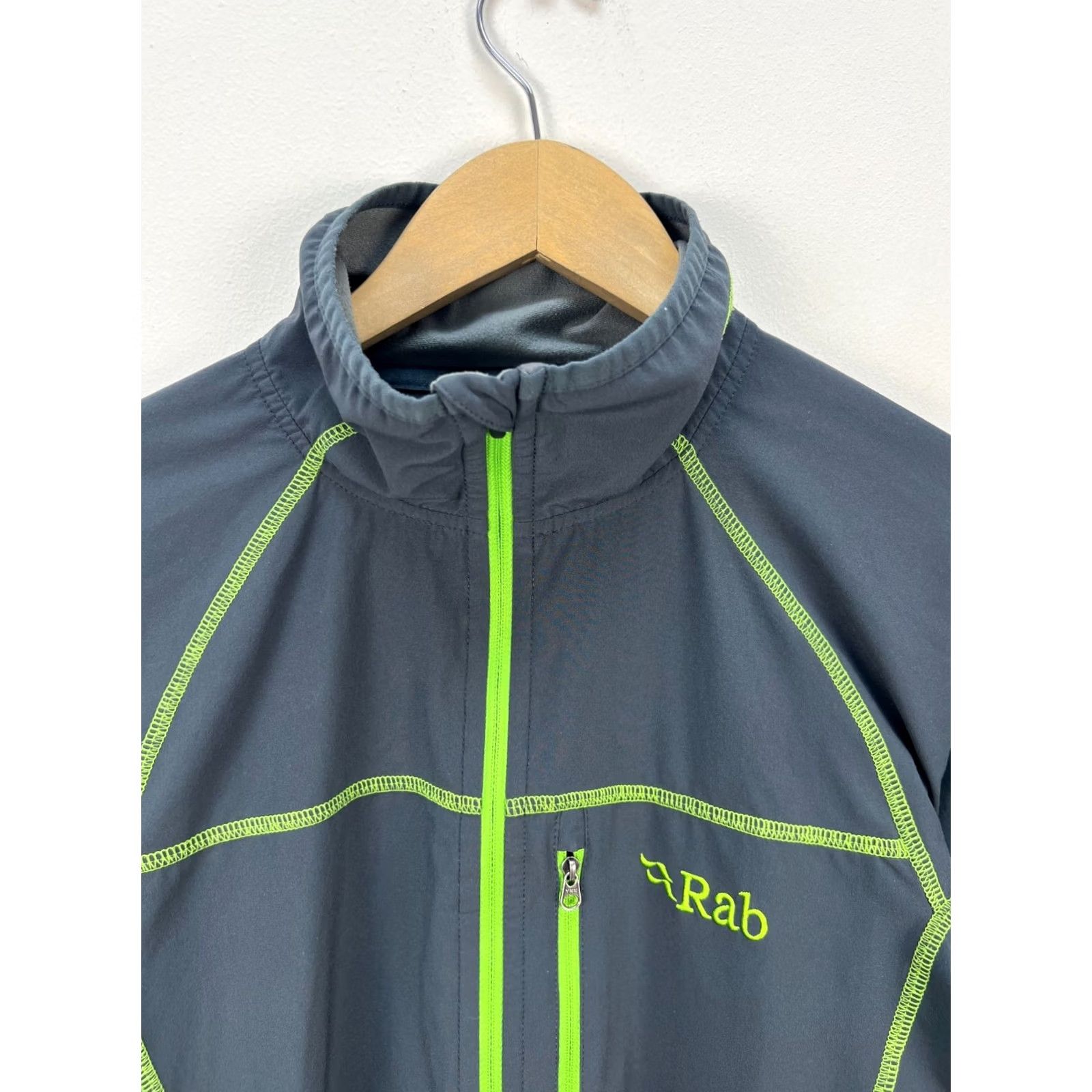Rab RAB Shirt Men S Gray Green Logo Ventus Pull-On Light Elastic Pullover Top Long Sleeve High Neck Size US S / EU 44-46 / 1 - 2 Thumbnail