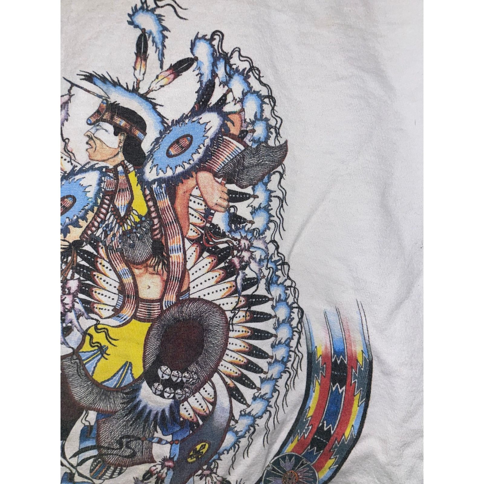 Fruit Of The Loom Vintage Native American Shirt Art Red Earth II Tee 90s XL Size US XL / EU 56 / 4 - 10 Thumbnail