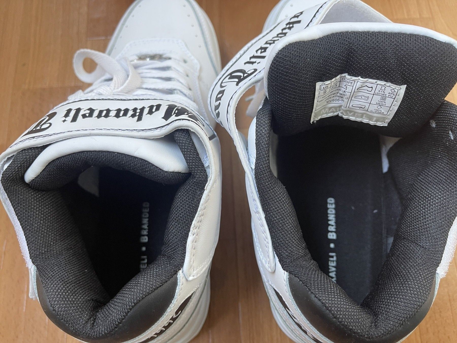 Makaveli MAKAVELI Branded sneakers, 2Pac shoes, Hi Top vintage US 9 Size US 9 / EU 42 - 18 Thumbnail
