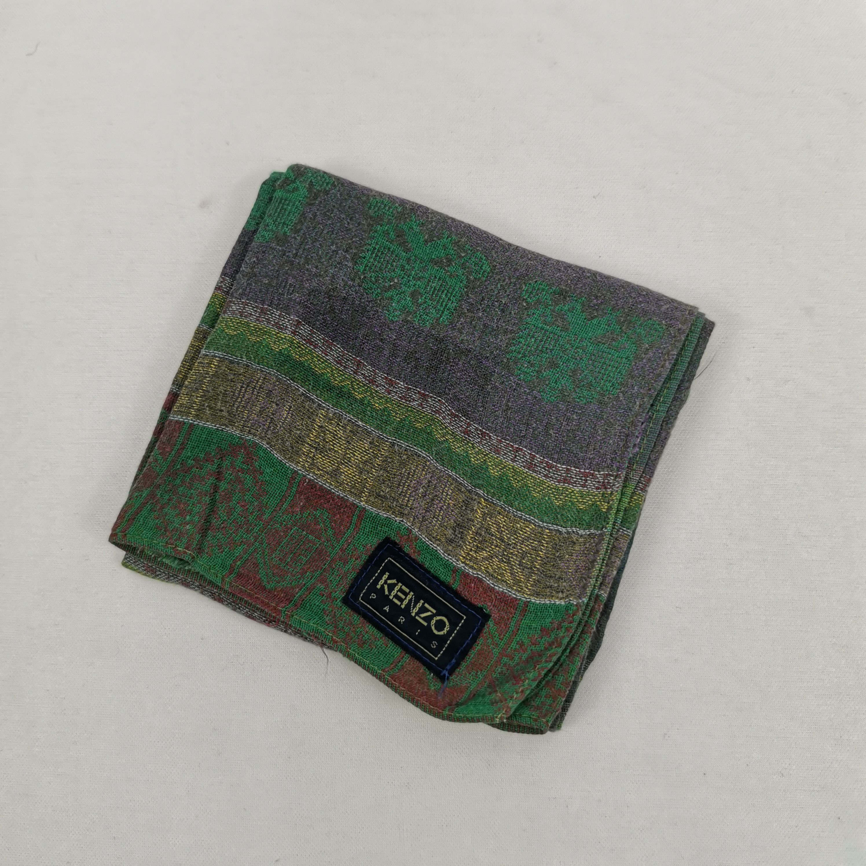 Kenzo NWT Vintage Kenzo Handkerchief Neckerchief Bandana Scarf Size ONE SIZE - 4 Thumbnail