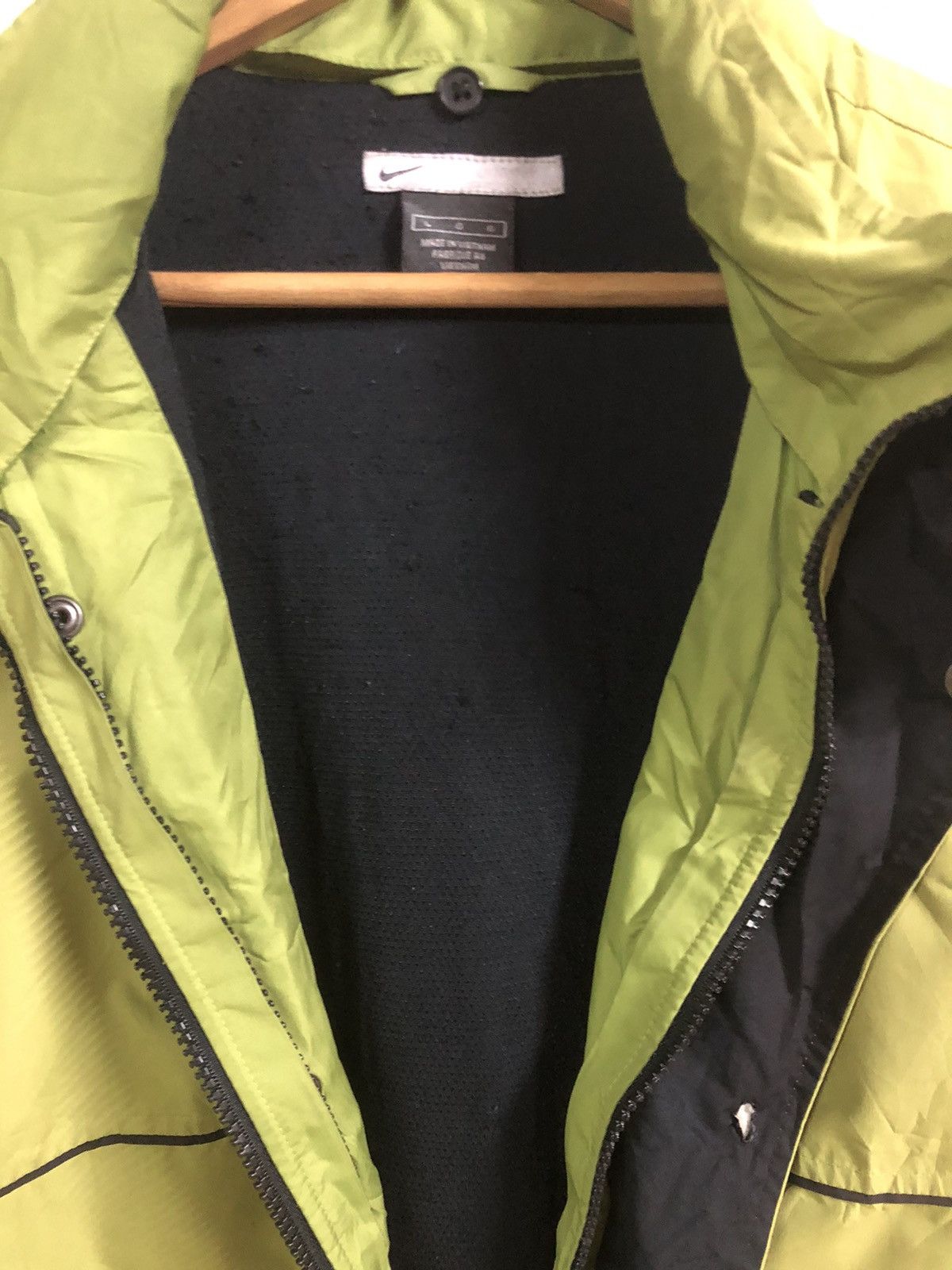 Vintage Y2K Nike Windbreaker Hoodie Clima-Fit