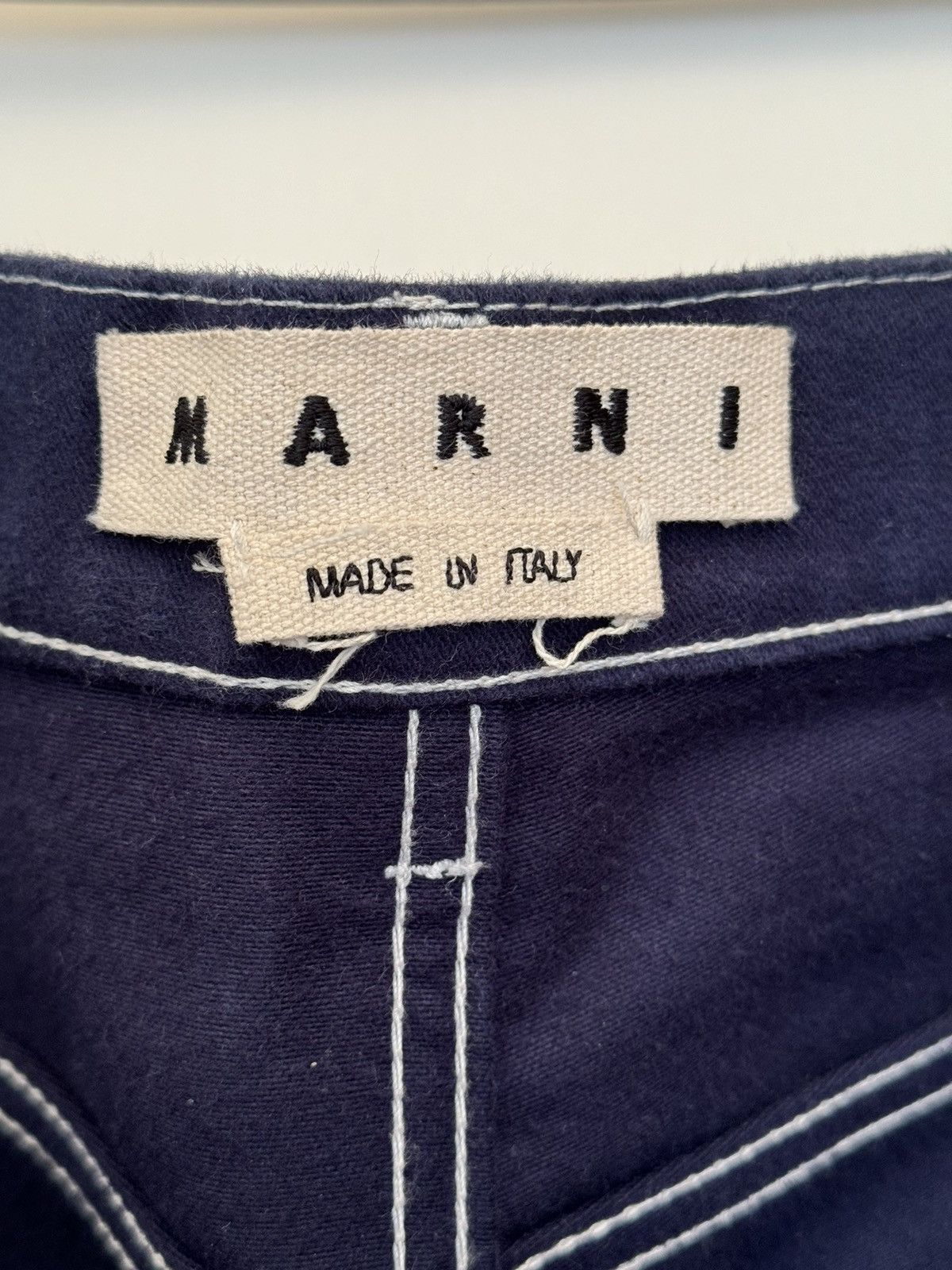 Marni MARNI thick blue jeans FW19 Size US 34 / EU 50 - 7 Thumbnail