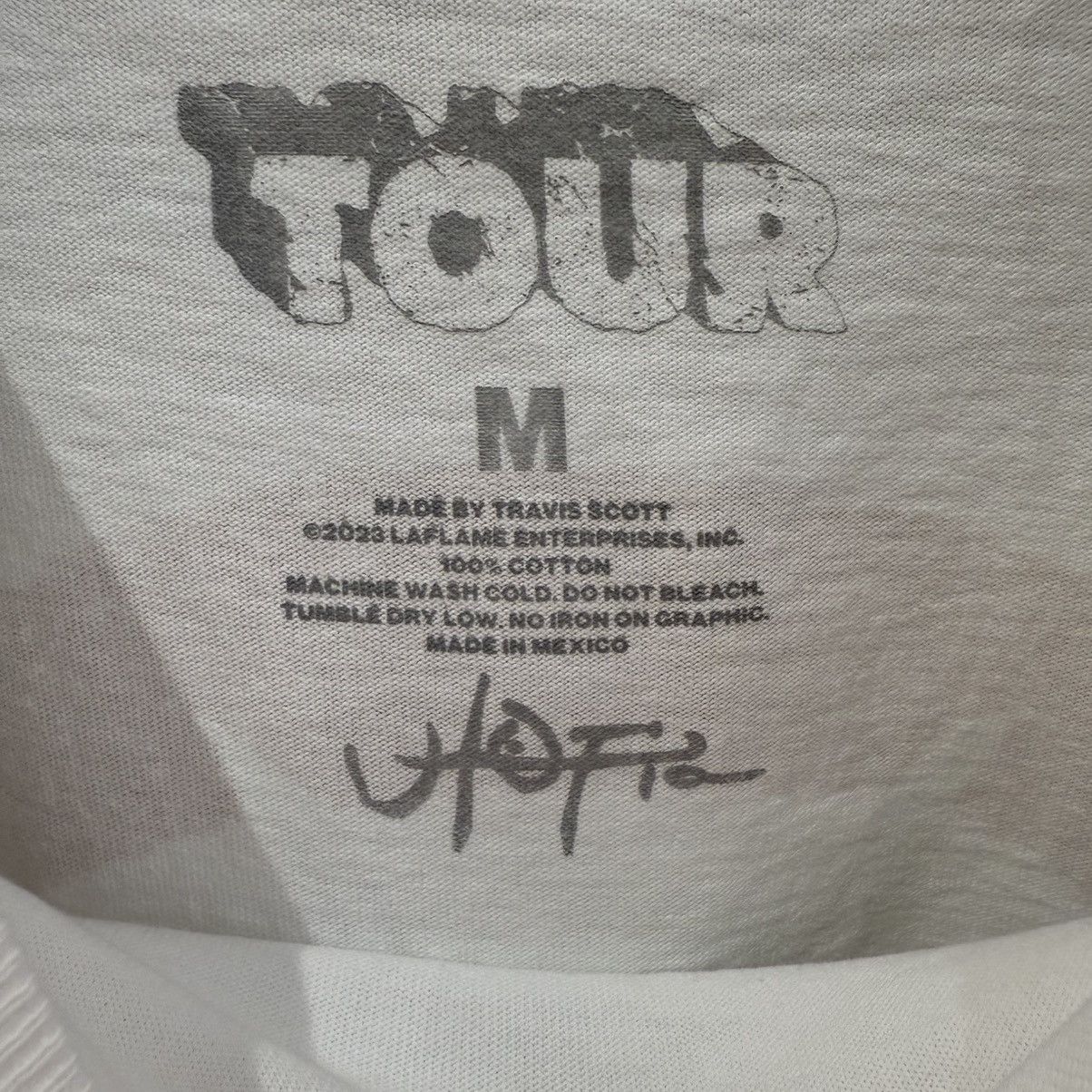 Travis Scott Travis Scott Utopia Circus Maximus 2023 Tour III Tee White Size US M / EU 48-50 / 2 - 3 Thumbnail