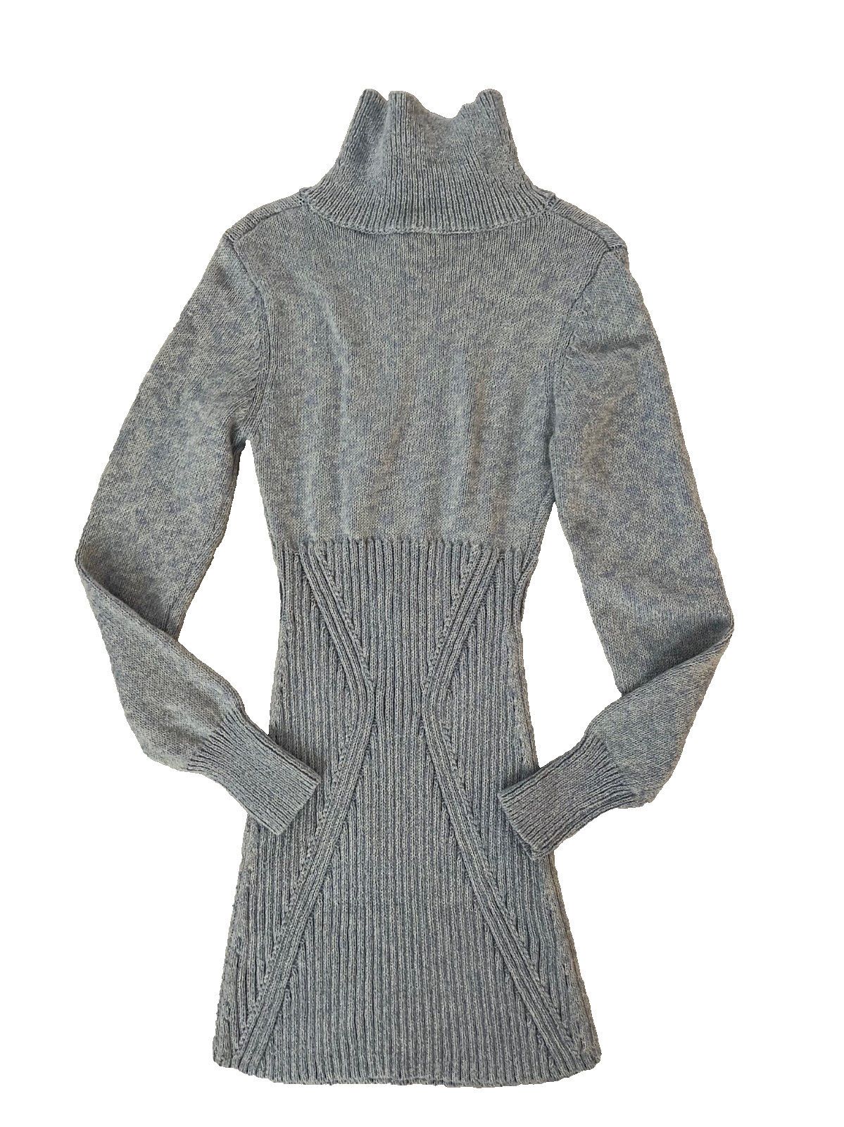 Free People Free People Knit Mont Blanc Mini Dress Sky Blue Combo ( M ) Size M / US 6-8 / IT 42-44 - 6 Thumbnail
