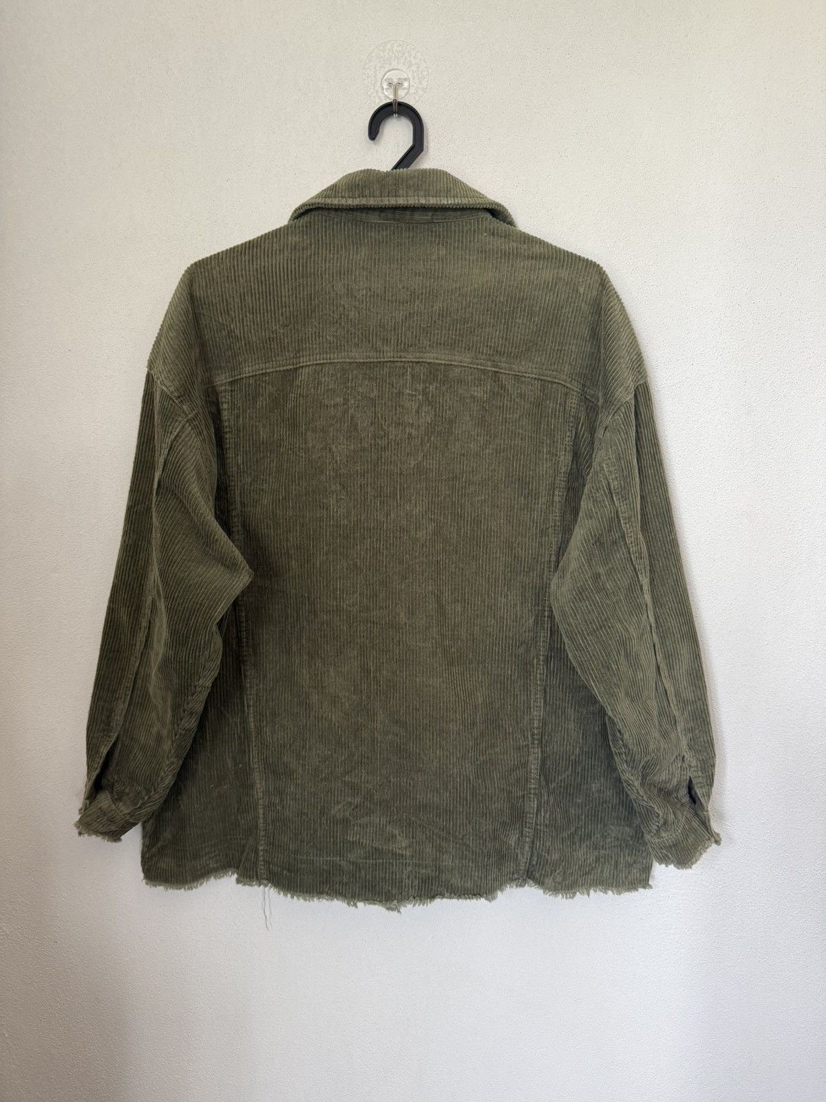 Zara BINDING Zara Corduroy Green Jacket Oversized Style Size US M / EU 48-50 / 2 - 8 Thumbnail