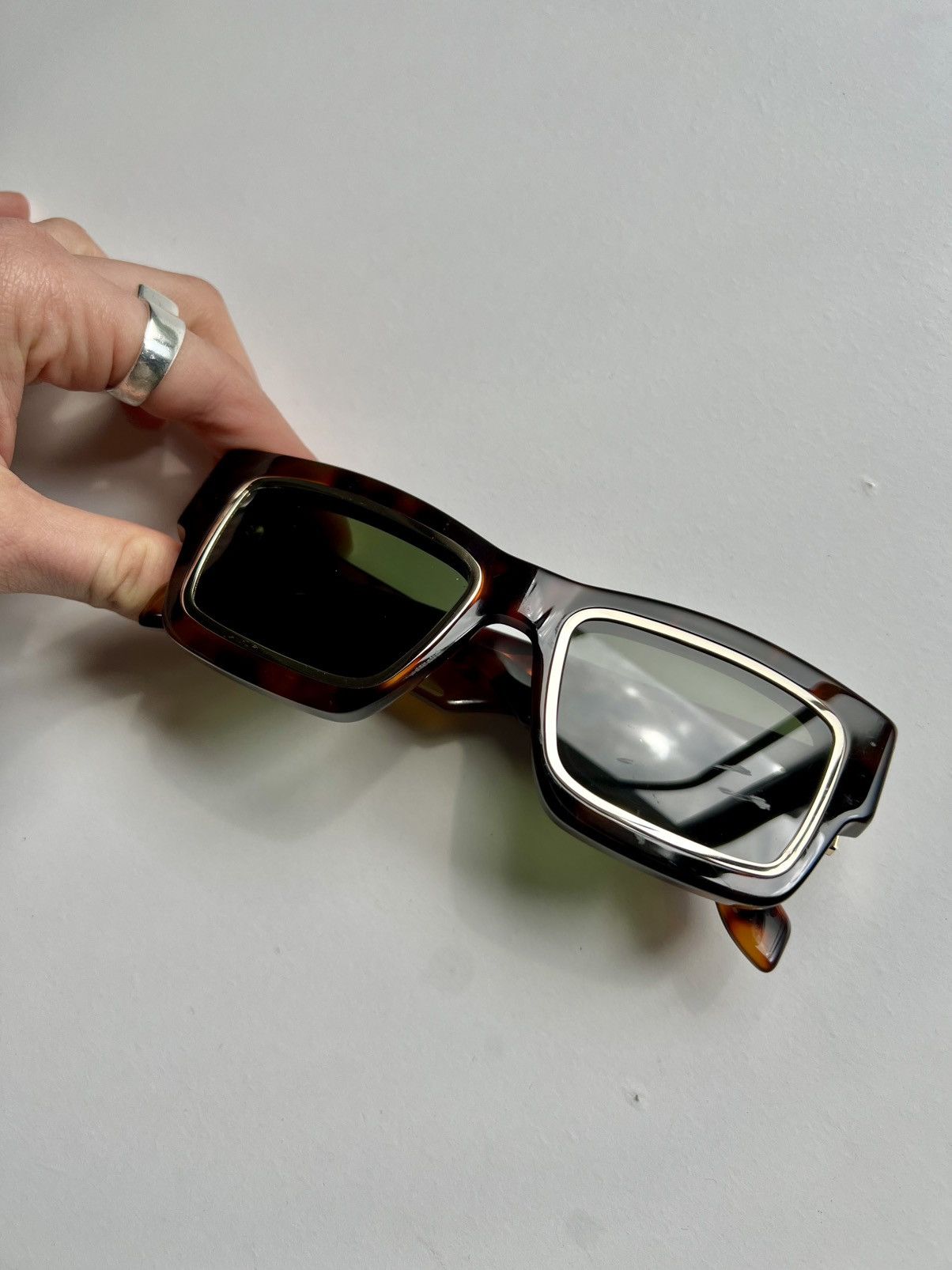 Palm Angels Palm Angels Raymond Sunglasses – Tortoiseshell Size ONE SIZE - 3 Thumbnail