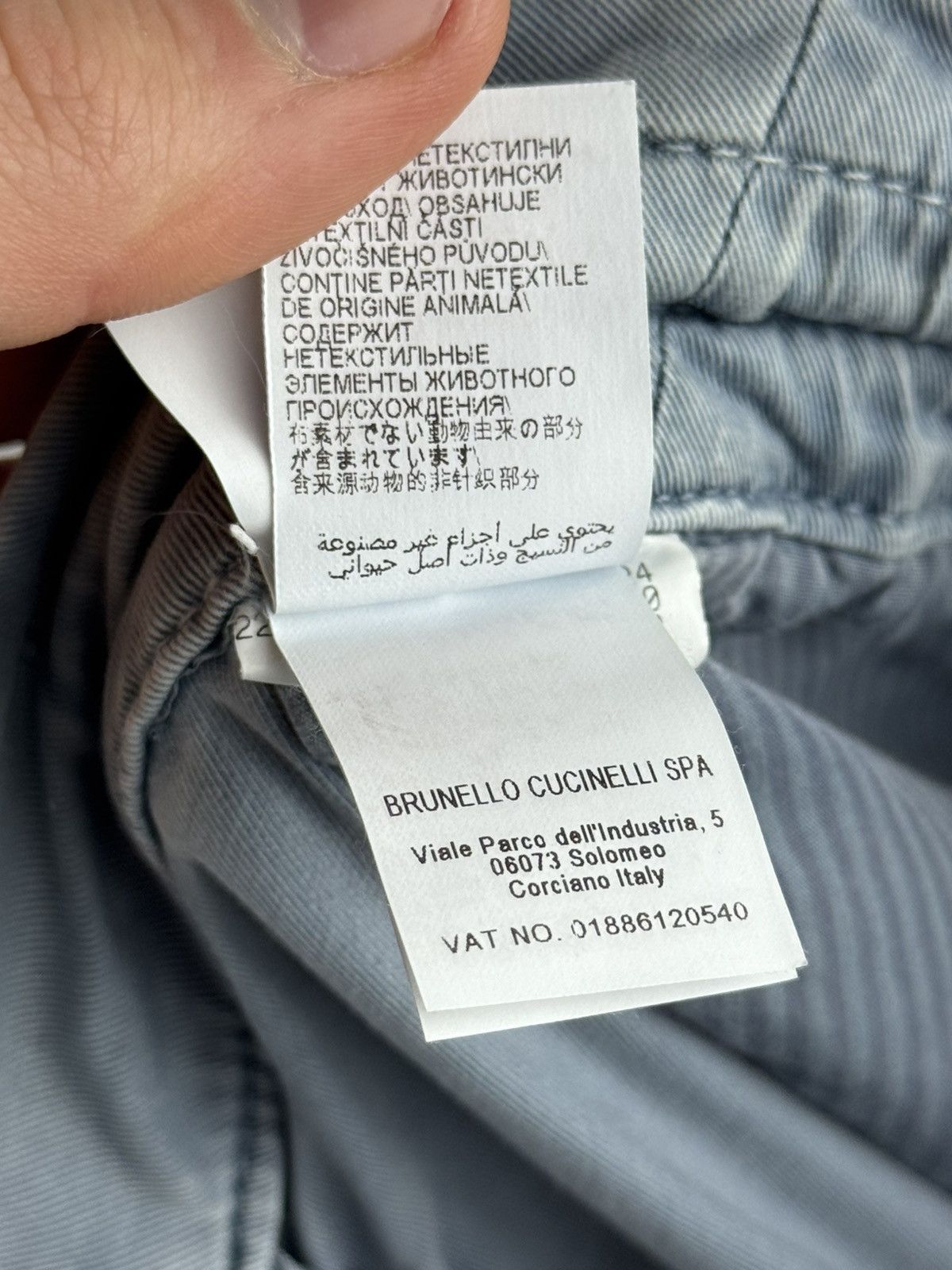 Brunello Cucinelli Brunello Cucinelli Cargo Multipocket Shorts Light Blue 🇮🇹 Size US 34 / EU 50 - 16 Thumbnail