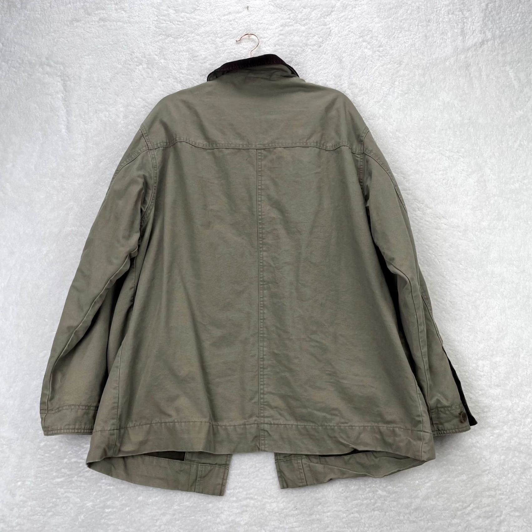 Vintage VTG Cabela's Jacket Mens Large Green Military Chore Work Barn Pockets Button Down Size US L / EU 52-54 / 3 - 7 Thumbnail