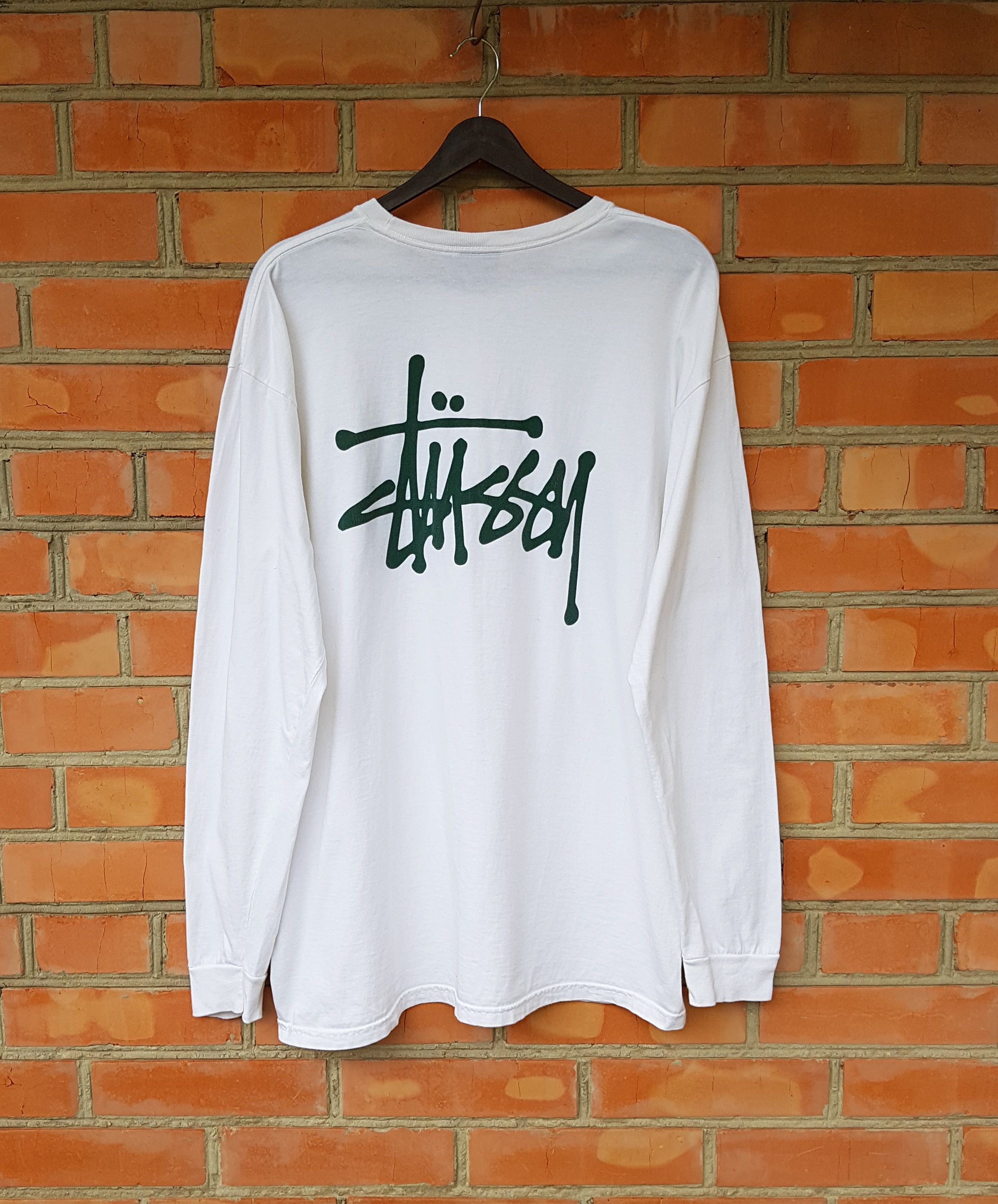 Stussy Stussy Vintage Big Logo Long Sleeve T Shirt Pullover sz L Size US L / EU 52-54 / 3 - 1 Thumbnail