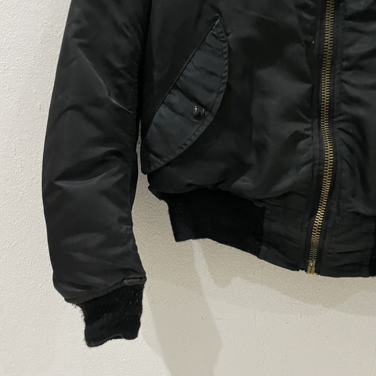 Alpha Industries Vintage 80s Alpha Industries Bomber Jacket Size US XL / EU 56 / 4 - 3 Thumbnail