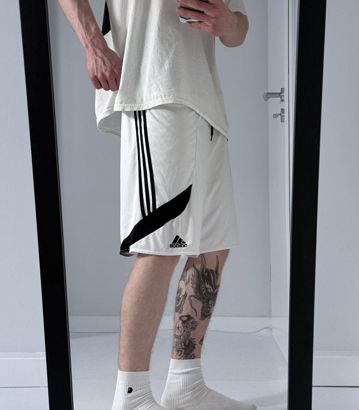 Other Vintage Adidas Y2K avantgarde streetwear shorts Size US 32 / EU 48 - 3 Thumbnail