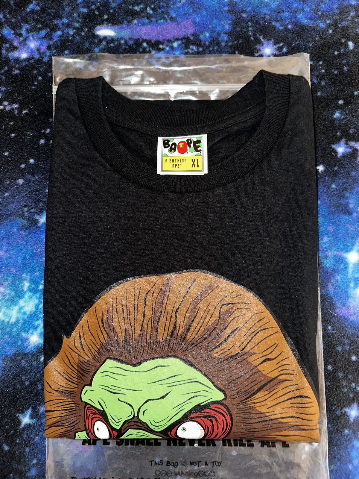 Bape BAPE Horror Mad Face Tee Size US XL / EU 56 / 4 - 1 Thumbnail