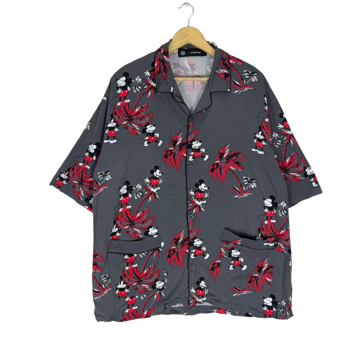 GU × Undercover ❄️UNDERCOVER X GU MICKEY HAWAII ALOHA BUTTON UP SHIRTS Size US L / EU 52-54 / 3 - 1 Thumbnail