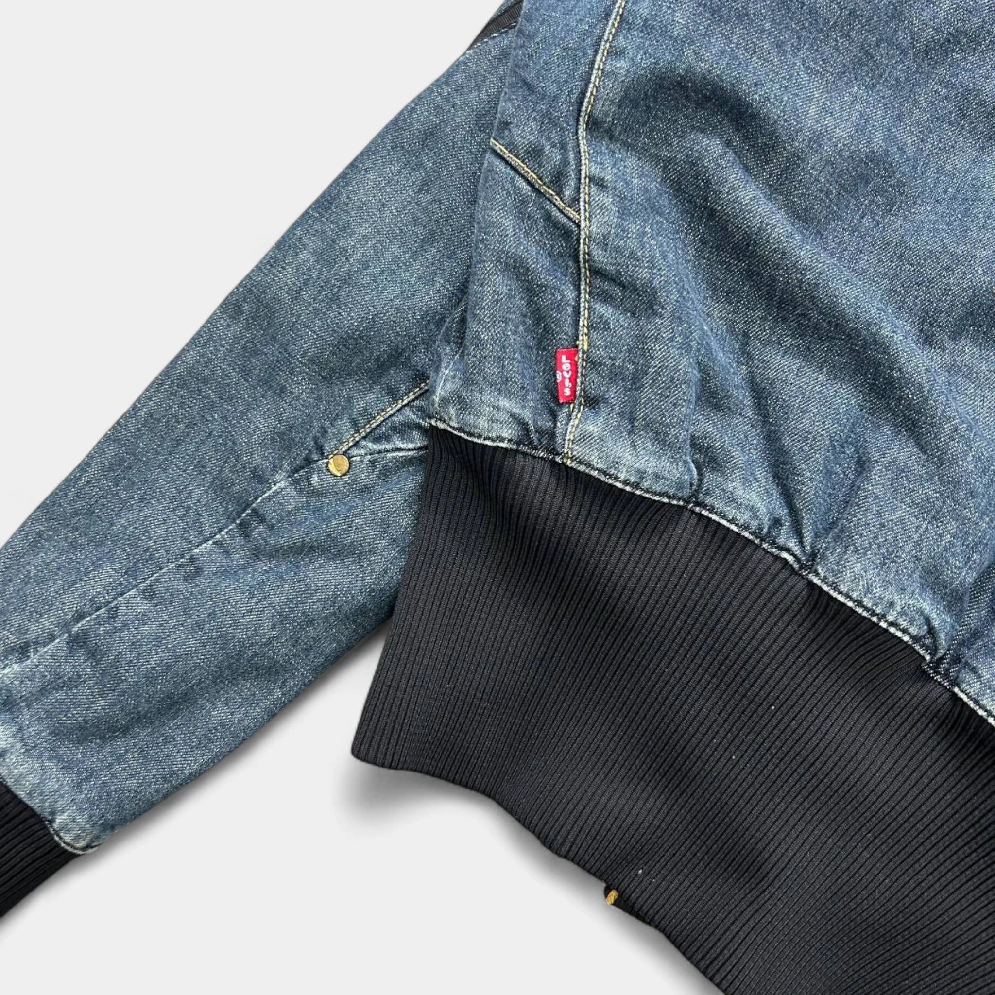 Levi's Levi's Engineered Denim Bomber Jacket with Fur Hood Size US S / EU 44-46 / 1 - 8 Thumbnail