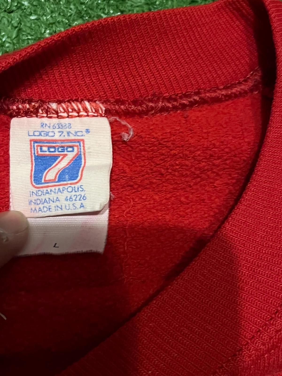Logo 7 1987 Cardinals National League Champions Red Sweatshirt Size US L / EU 52-54 / 3 - 3 Thumbnail