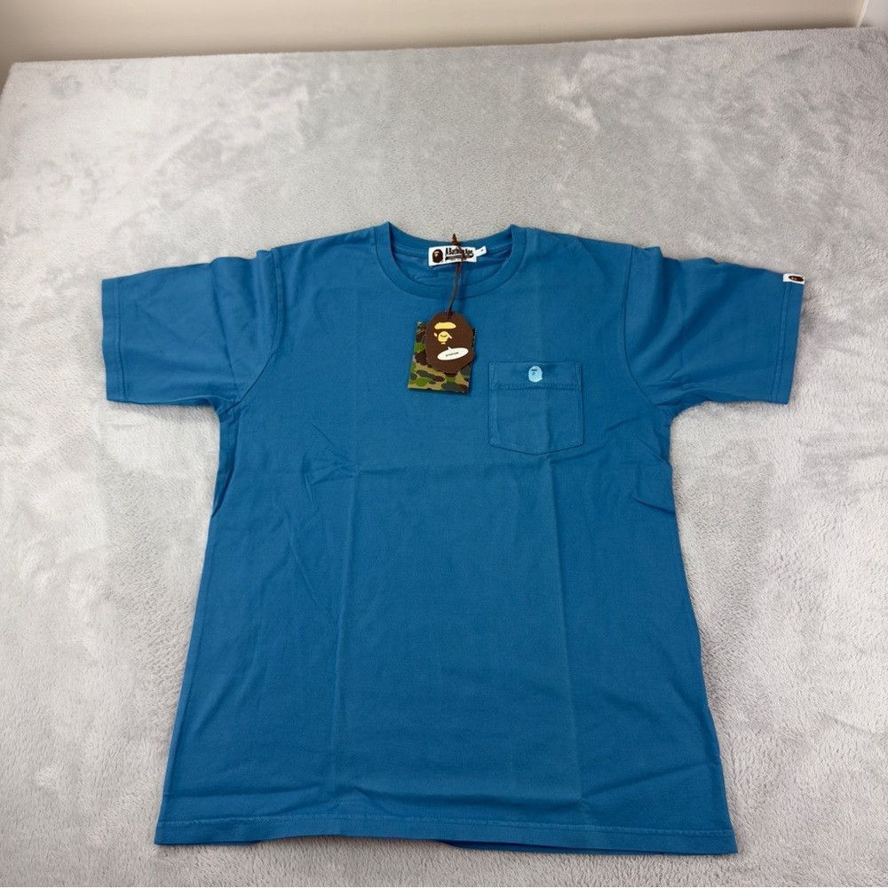 Bape One Point Overdye Pocket Tee Size US M / EU 48-50 / 2 - 1 Thumbnail
