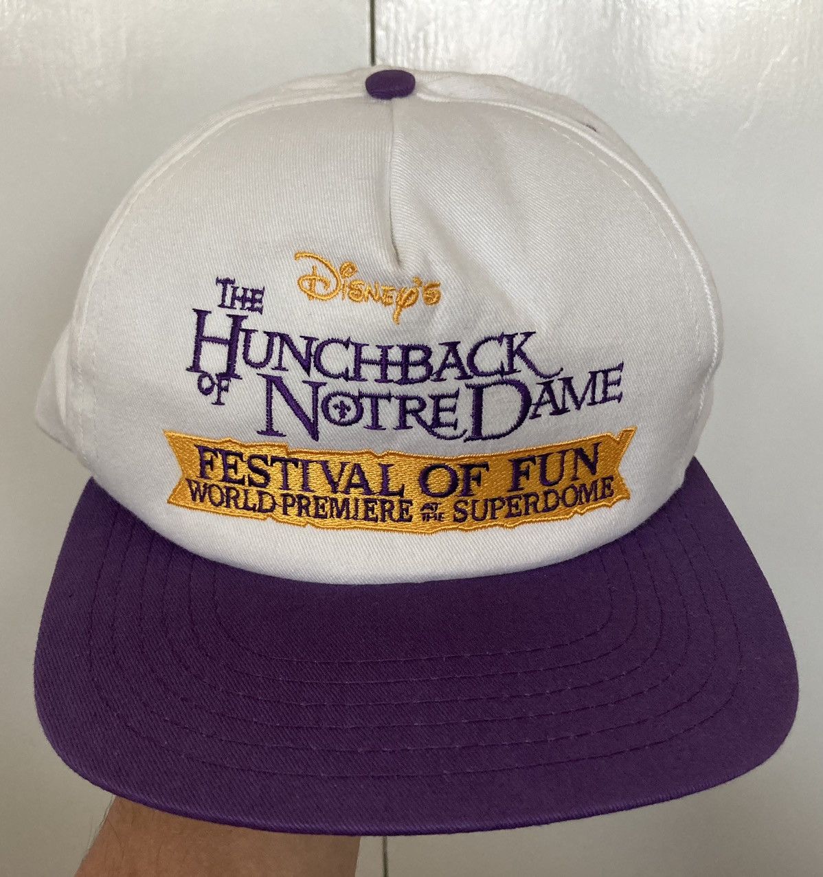 Disney × Vintage HUNCHBACK OF NOTRE DAME FESTIVAL OF FUN 1996 CAP HAT DISNEY Size ONE SIZE - 12 Thumbnail