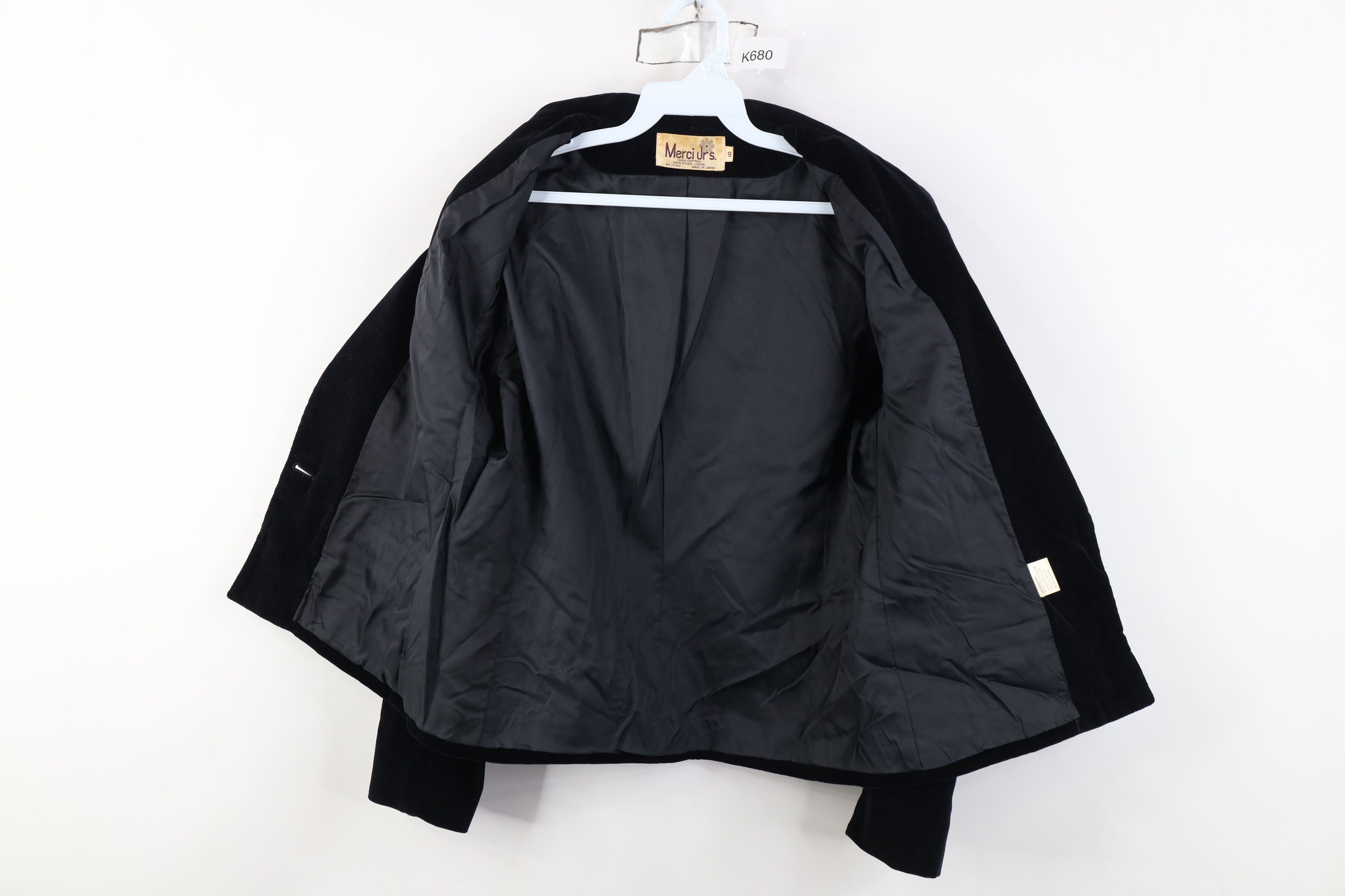 Vintage Vintage 60s 70s Streetwear Button Blazer Suit Jacket Black Size M / US 6-8 / IT 42-44 - 10 Thumbnail