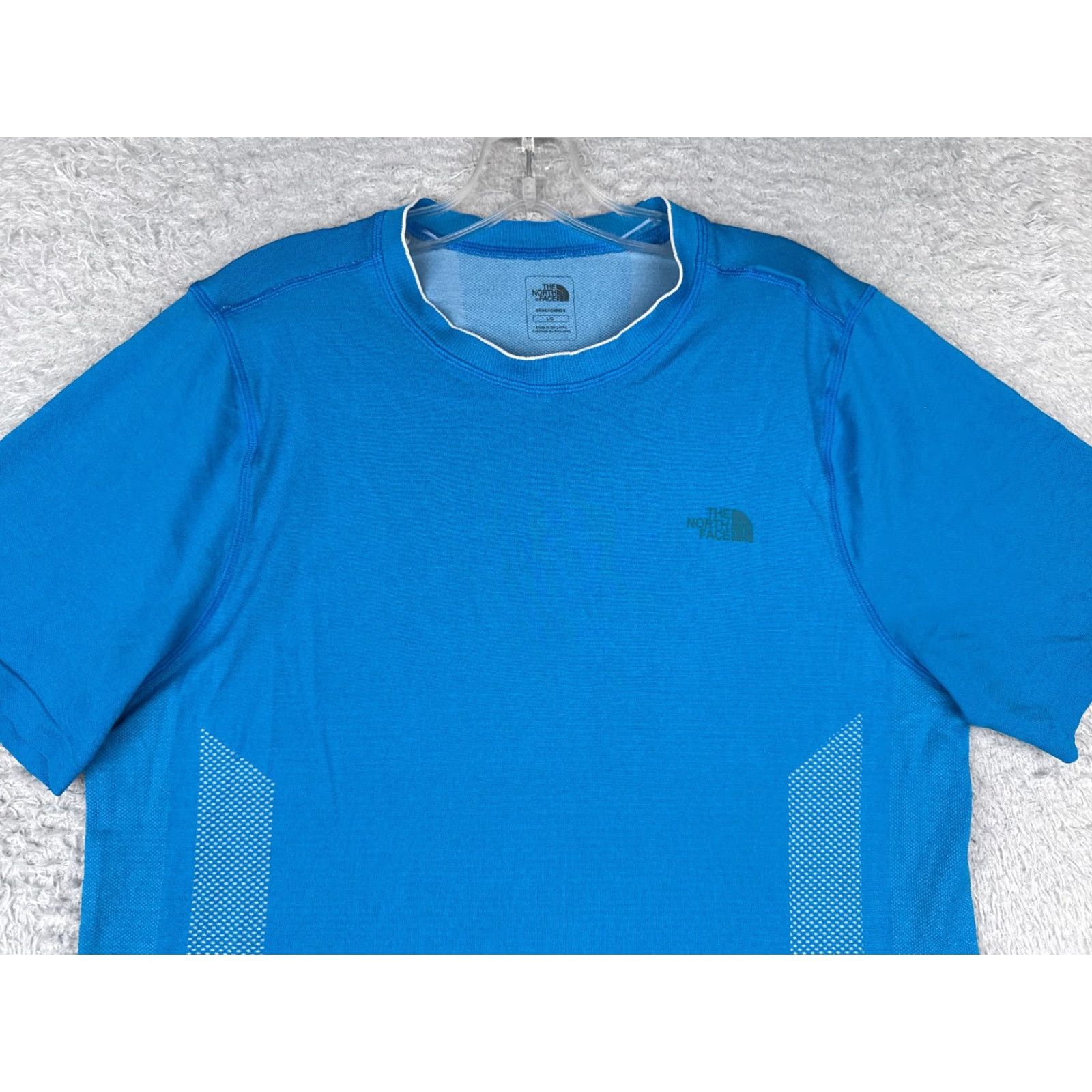 The North Face The North Face Shirt Men Large Blue Short Sleeve Vaporwick Polyester Blend READ Size US L / EU 52-54 / 3 - 4 Thumbnail