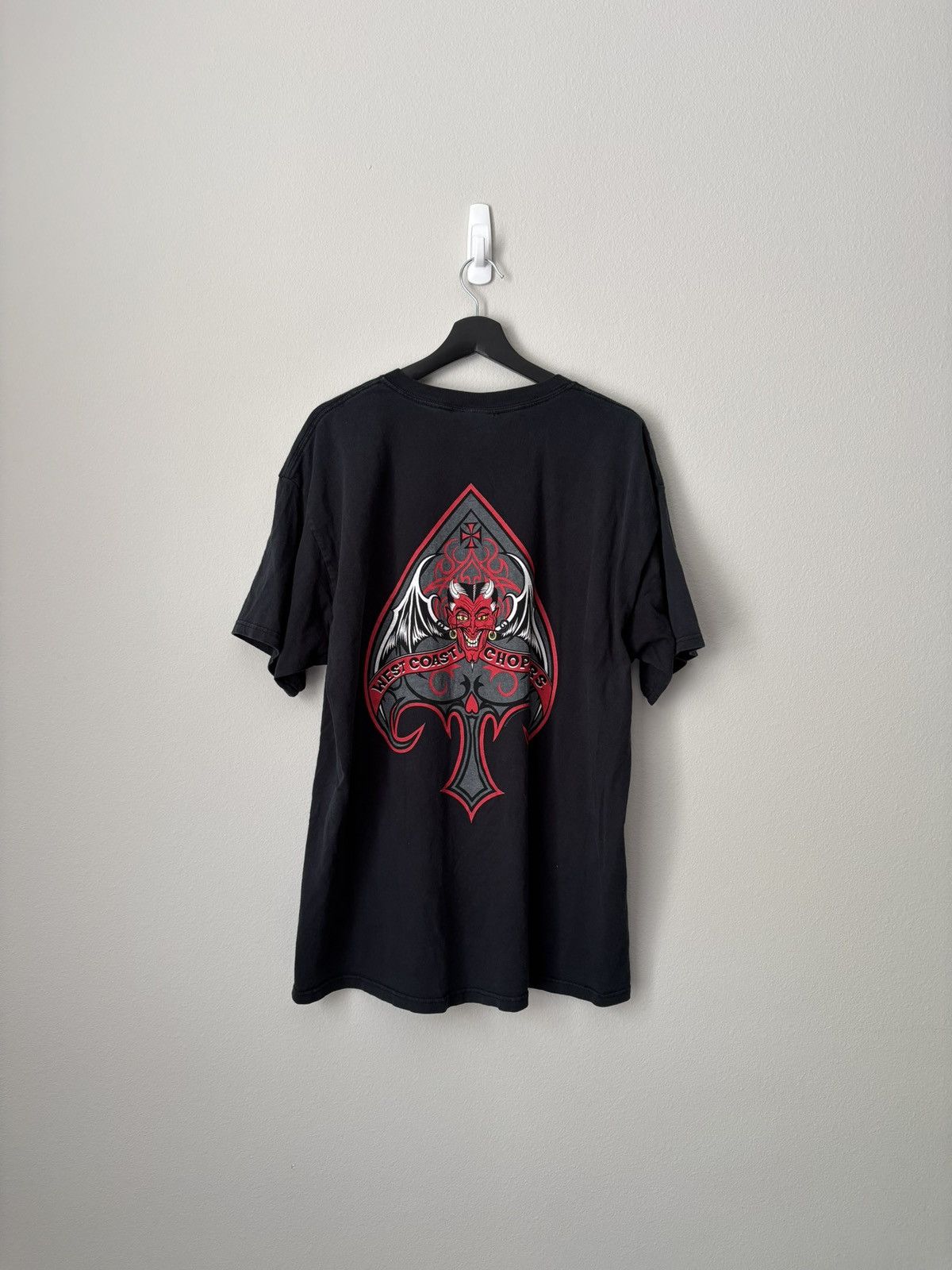 West Coast Choppers Vintage West Coast Choppers Black Tee Size US XL / EU 56 / 4 - 2 Thumbnail