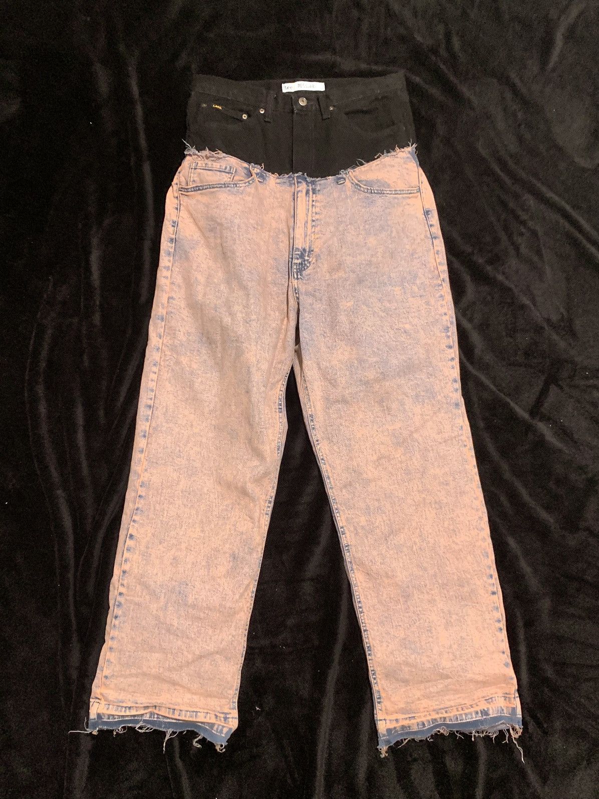 Other Custom baggy double waisted denim jeans Size US 32 / EU 48 - 1 Thumbnail