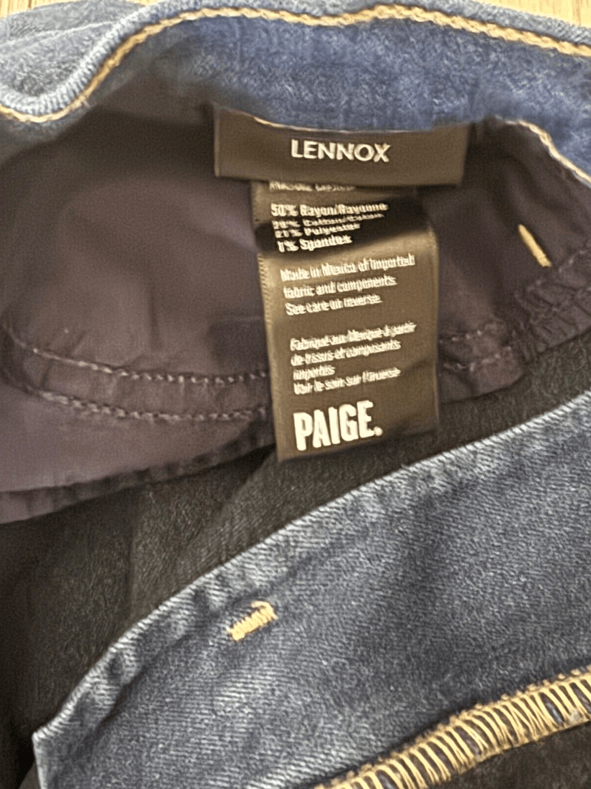 Paige Paige Men’s Denim Lennox Slim Jeans Blue Medium Wash 34x30 Size US 34 / EU 50 - 4 Thumbnail