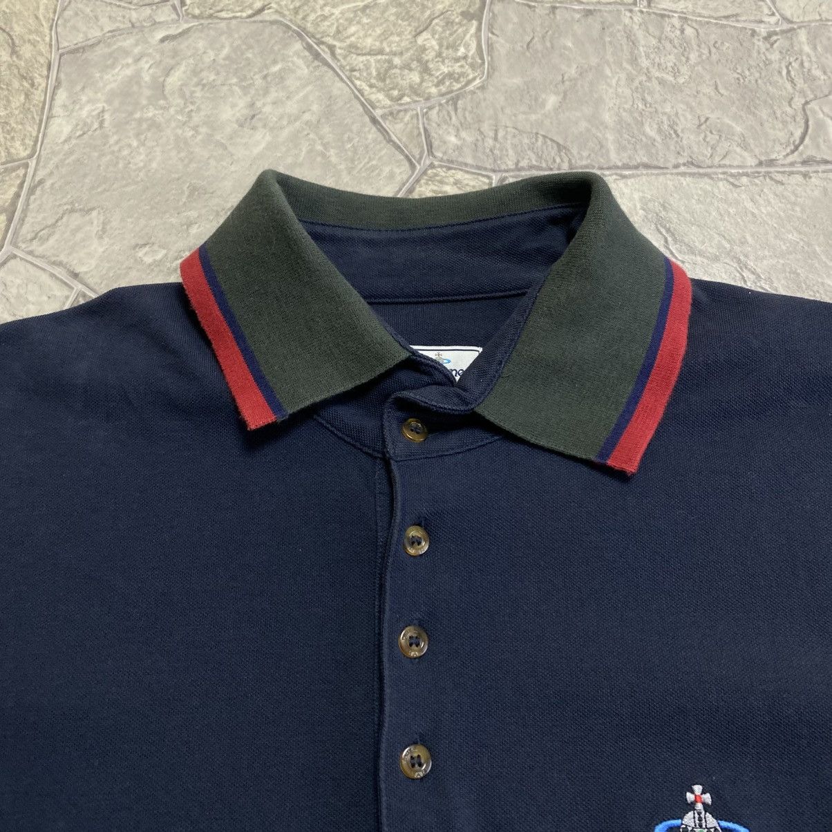 Vivienne Westwood Vivienne Westwood Polo T-Shirt Vintage Small Orb Logo Luxury Size US XL / EU 56 / 4 - 5 Thumbnail
