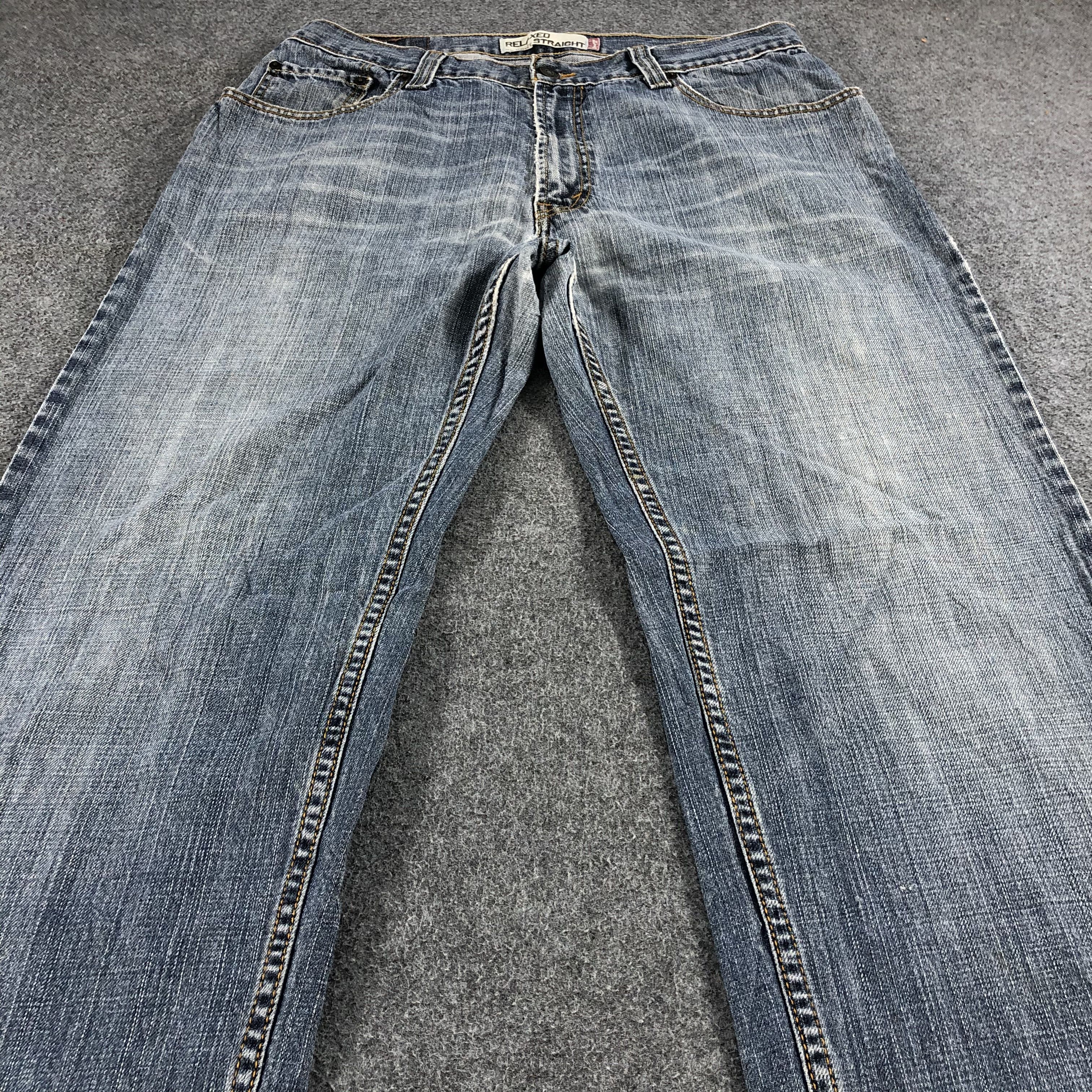 Levi's Blue Wash Vintage Levis 559 Jeans-J1188 Size US 33 - 3 Thumbnail