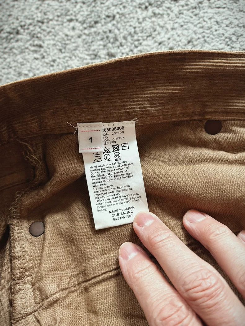 Visvim visvim size 1 03 G.CORD pants 2506-Nextarrow Size US 28 / EU 44 - 5 Thumbnail