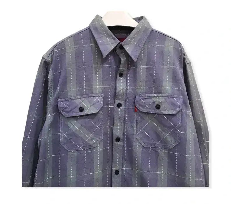 Flannel Vintage Levi’s Checked Plaid Tartan Shirt Flannel Size US M / EU 48-50 / 2 - 2 Thumbnail