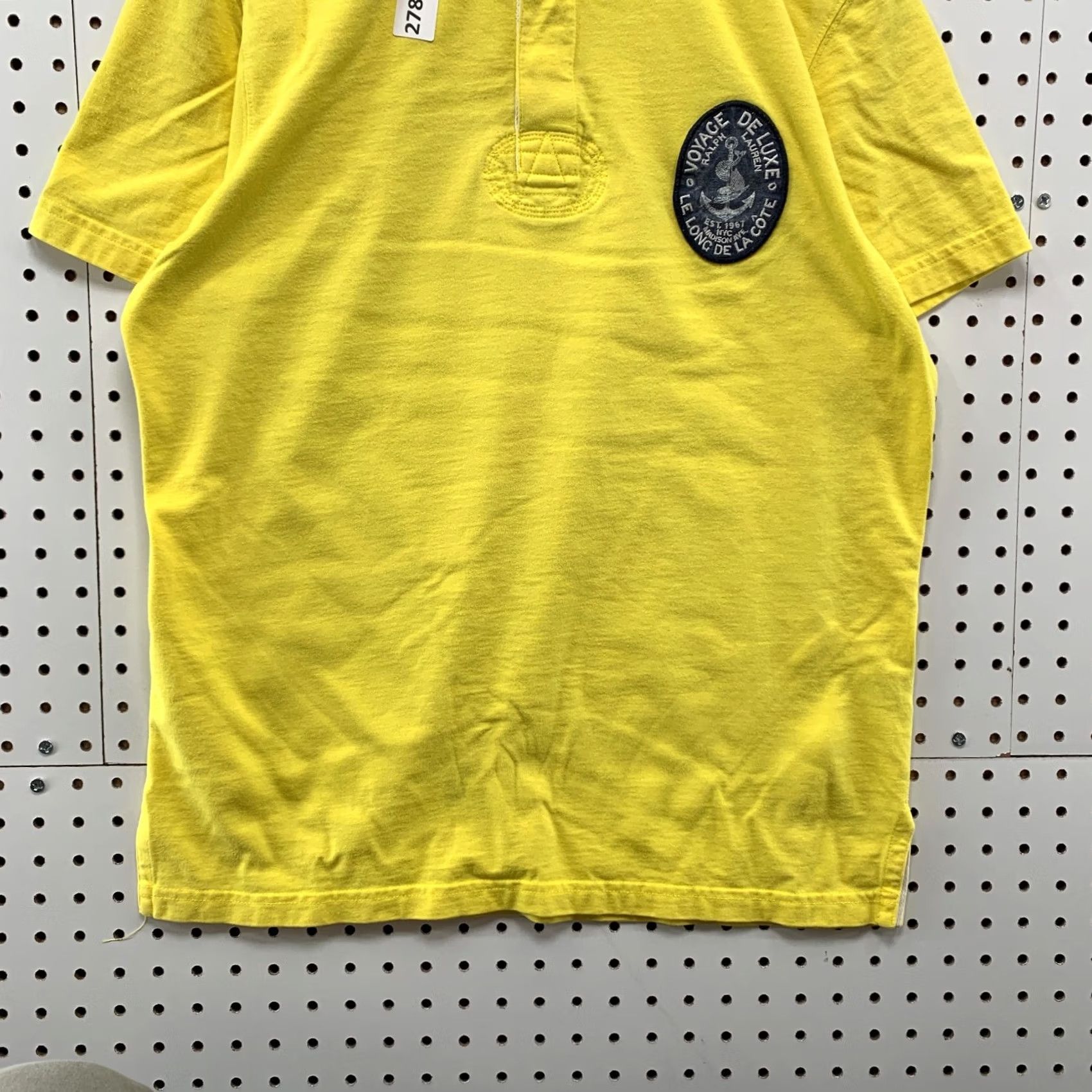 Polo Ralph Lauren VINTAGE Polo Ralph Lauren Voyage Deluxe La Cote Collared SHirt Yellow M Men 20.5X27.5 Size US XXL / EU 58 / 5 - 6 Thumbnail