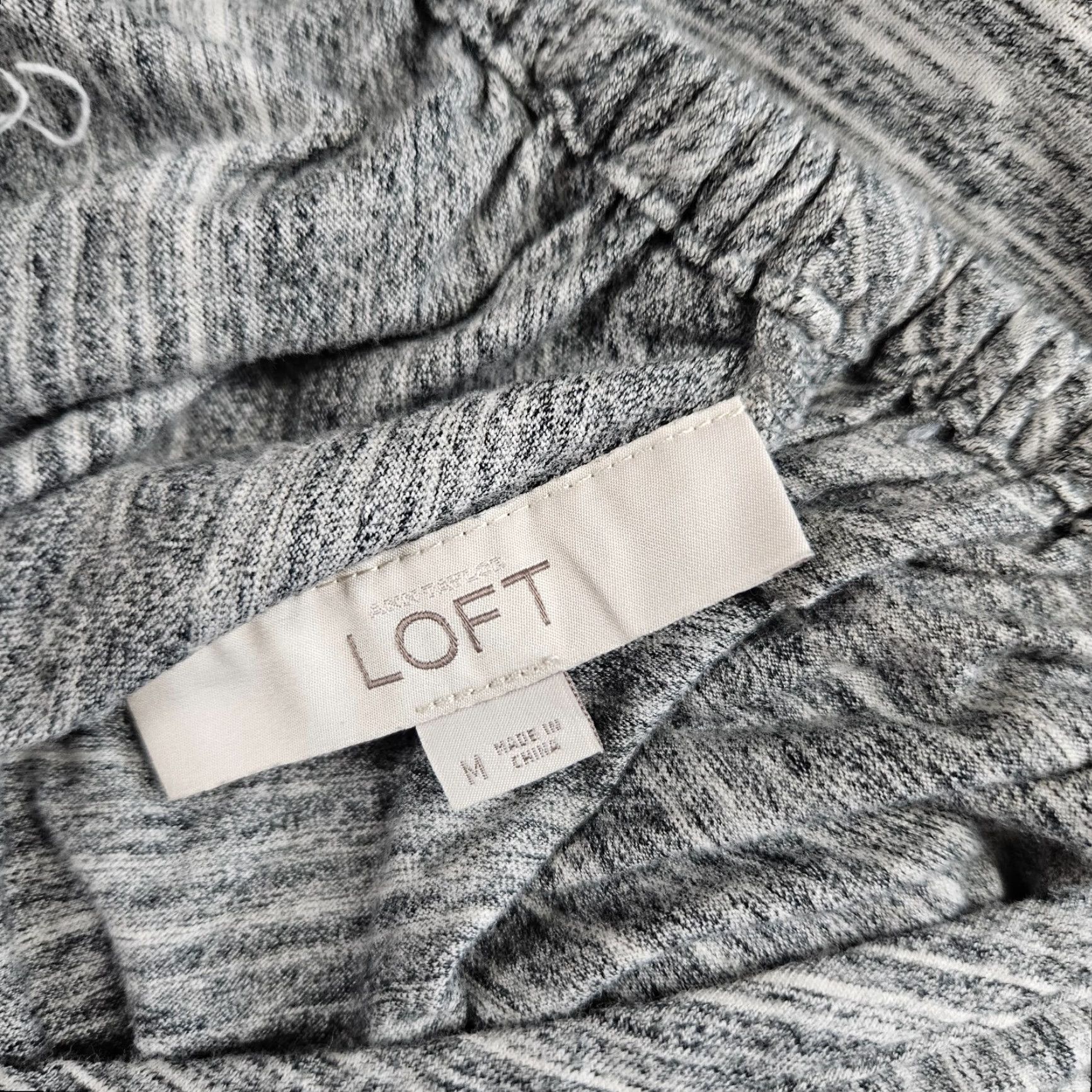 Loft VINTAGE? No. Ann Taylor LOFT Dress Womens Gray Cotton Pockets Scoop Neck Short Length Size M Casual Tank Dress Womens Medium Gray Cotton Pockets Size M / US 6-8 / IT 42-44 - 5 Thumbnail