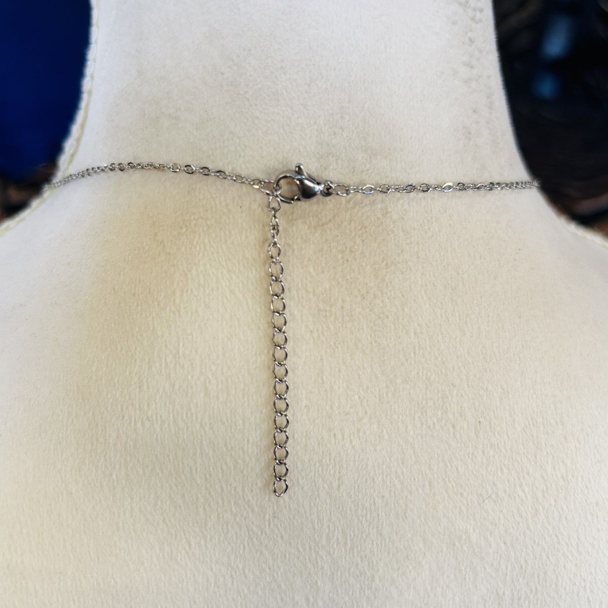 Handmade Handcrafted elegant vintage glass stone pendant necklace Size ONE SIZE - 5 Thumbnail
