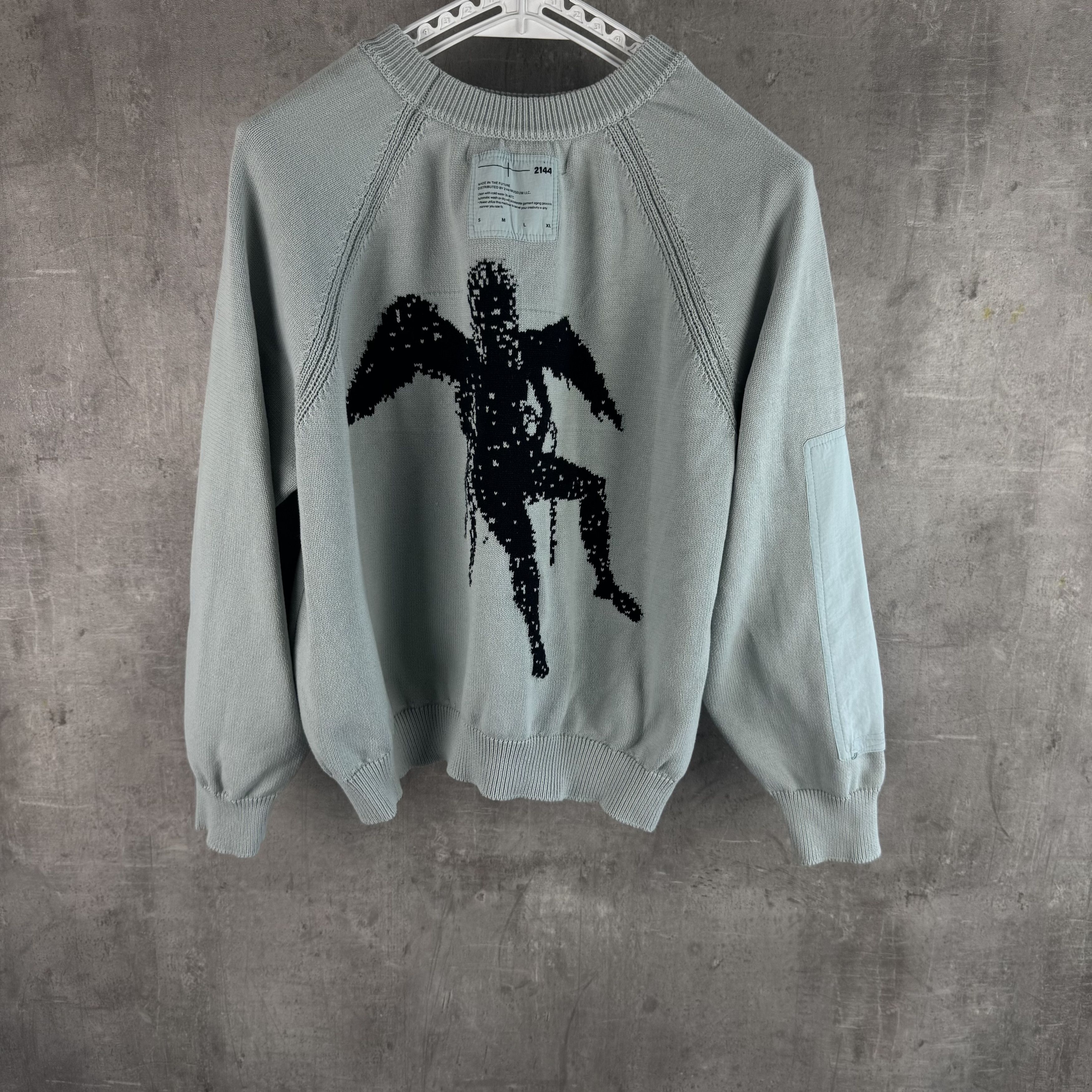 Kody Phillips 2144 MUSEUM AW20 Dye Intarsia Knit Sweatshirt Size Large Size US L / EU 52-54 / 3 - 8 Thumbnail