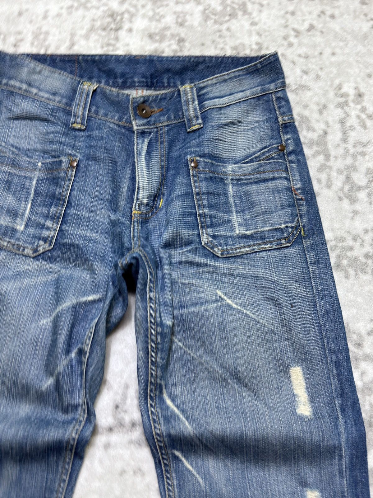 Japanese Brand Vintage Easy Rider Y2K Distressed Regular Fit Workwear Style Size US 30 / EU 46 - 5 Thumbnail